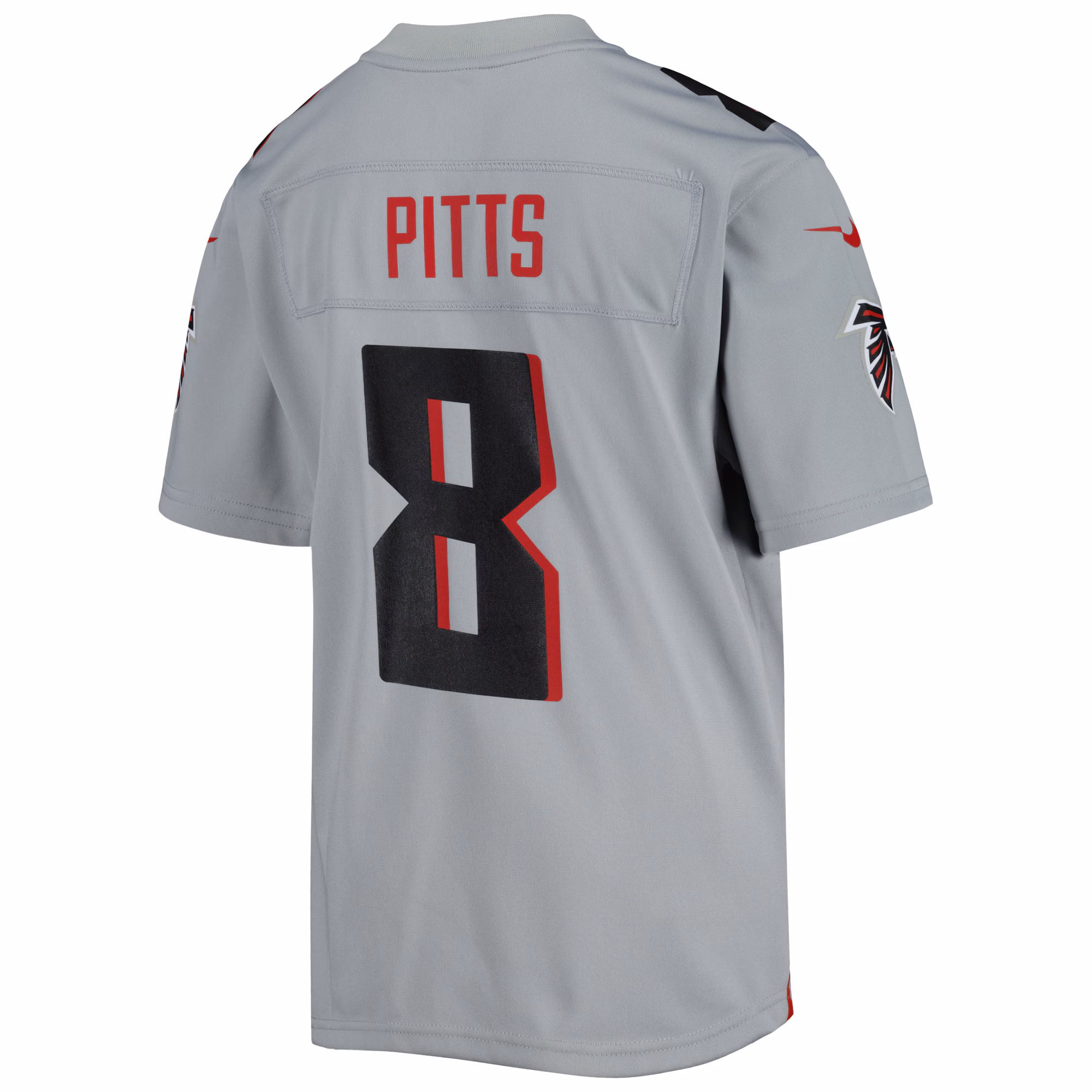 Kyle Pitts Atlanta Falcons Youth Inverted Game Jersey - Gray