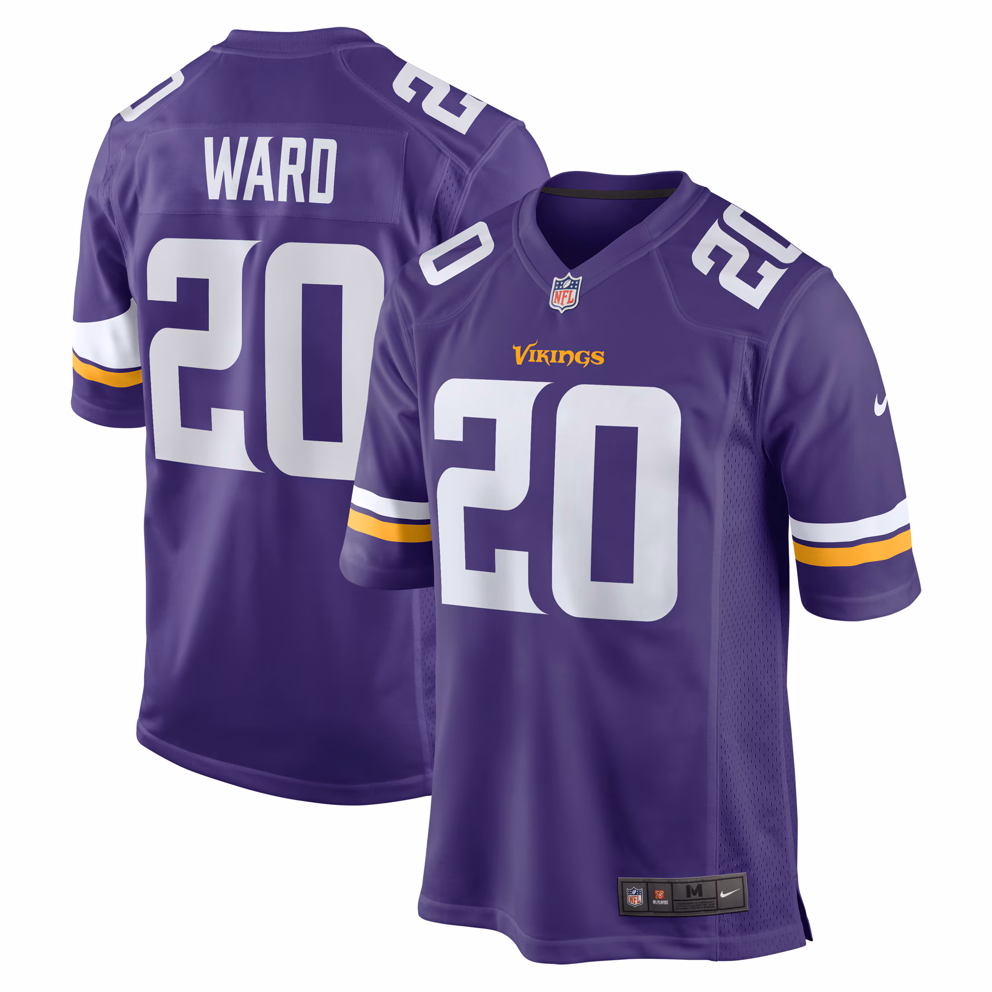 Jay Ward Minnesota Vikings Game Jersey - Purple