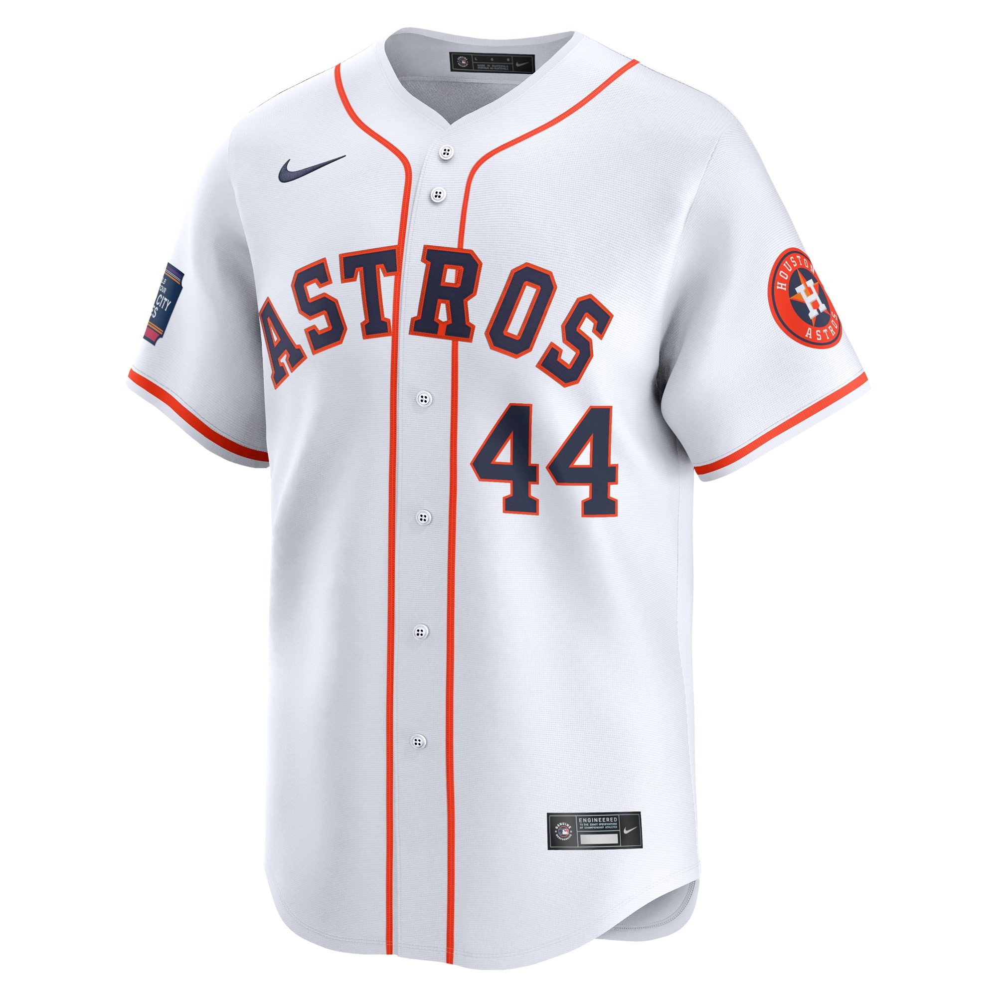 Men's Houston Astros Yordan Alvarez  White 2024 MLB World Tour Mexico City Series Home Limited Player Jersey