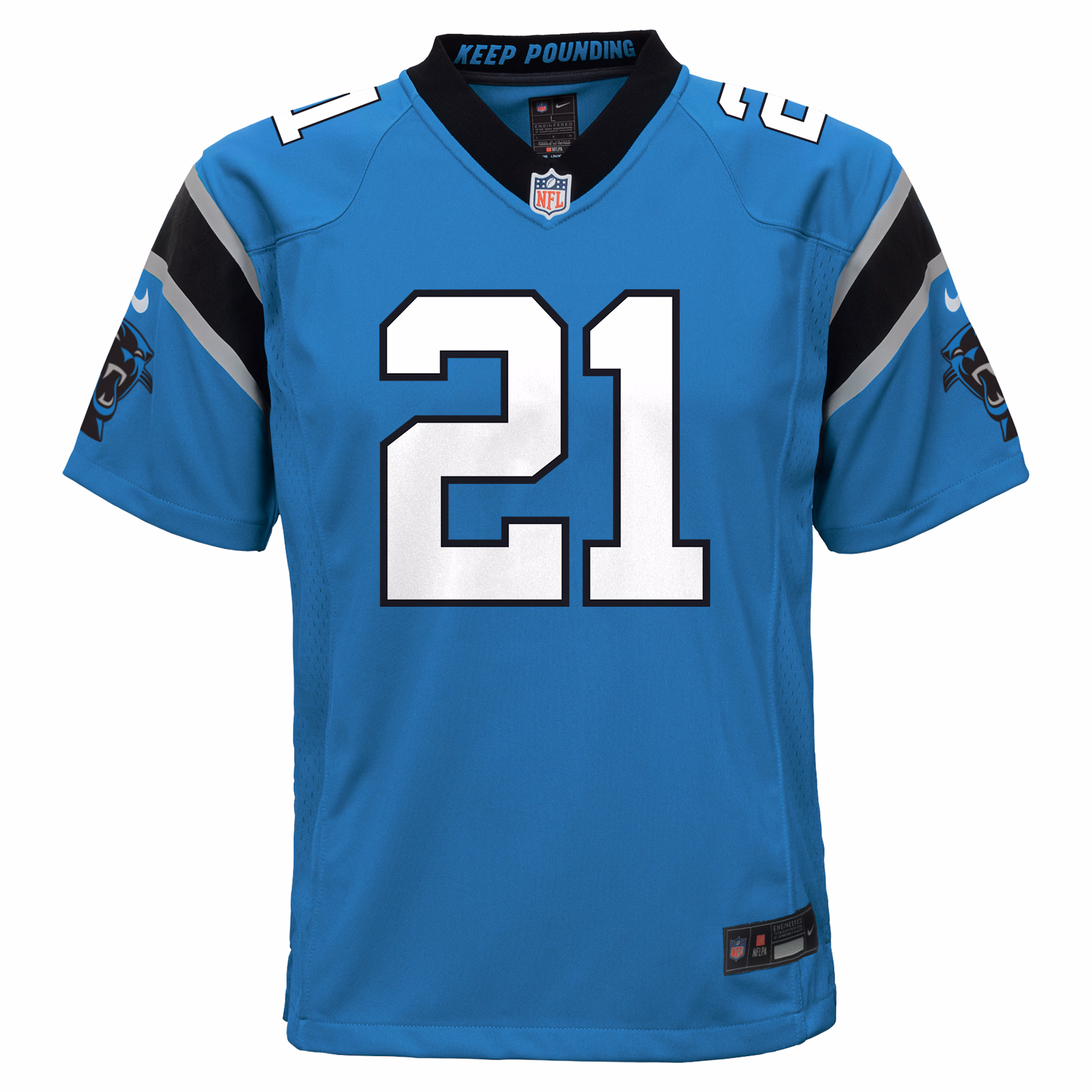 Jeremy Chinn Carolina Panthers Youth Game Jersey - Black