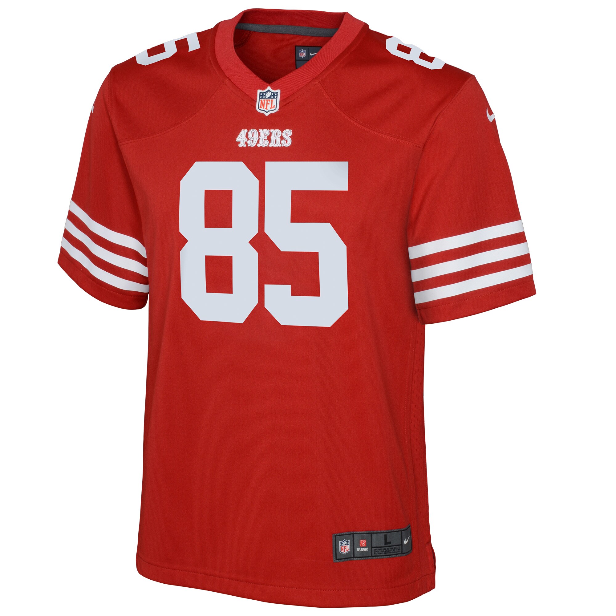 George Kittle San Francisco 49ers  Youth Game Jersey - Scarlet