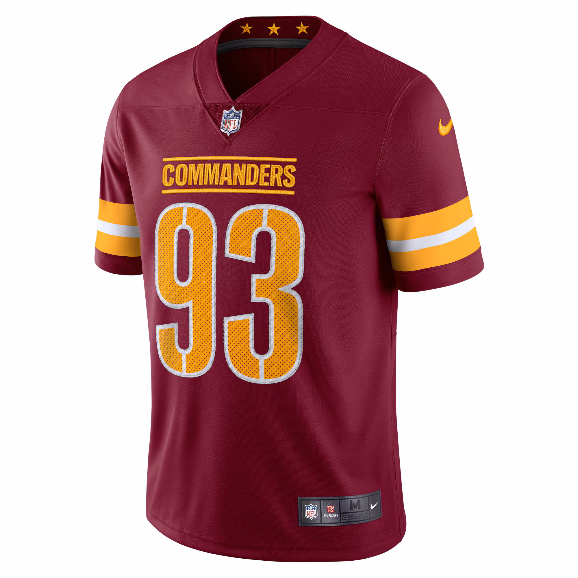 Jonathan Allen Washington Commanders Vapor Limited Jersey - Burgundy