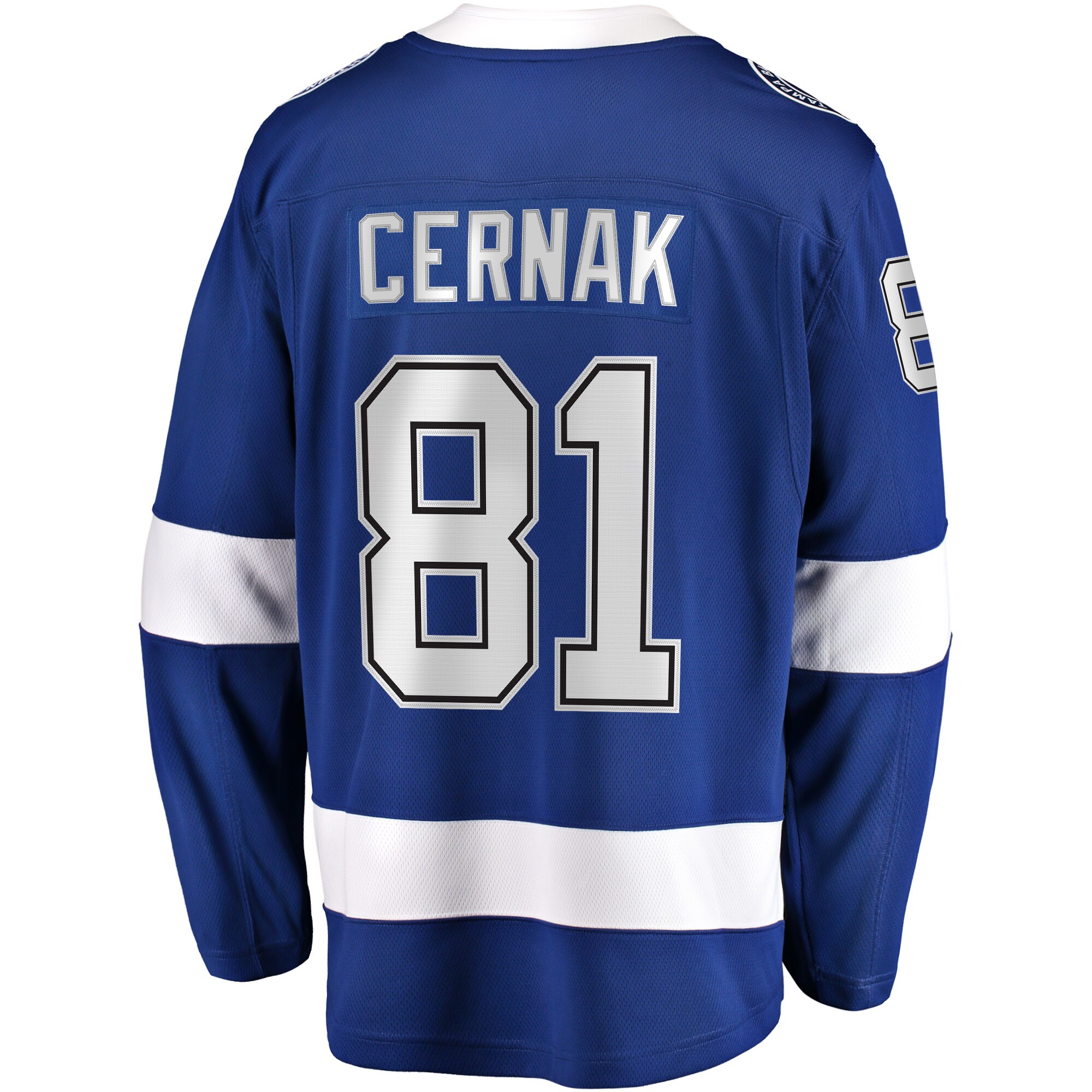 Erik Cernak Tampa Bay Lightning Home Breakaway Player Jersey - Blue