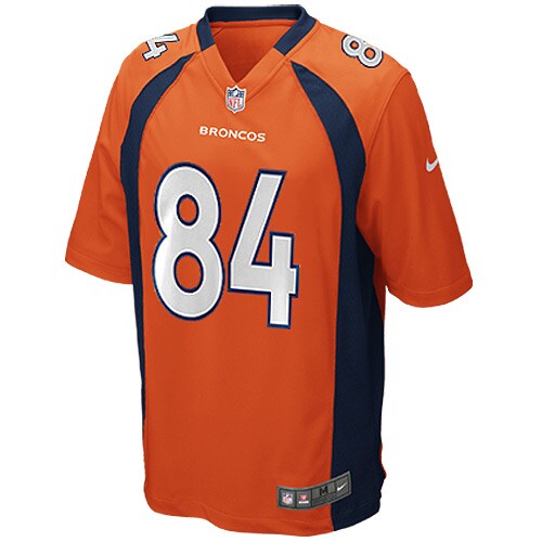 Jacob Tamme Denver Broncos  Youth Team Color Game Jersey - Orange