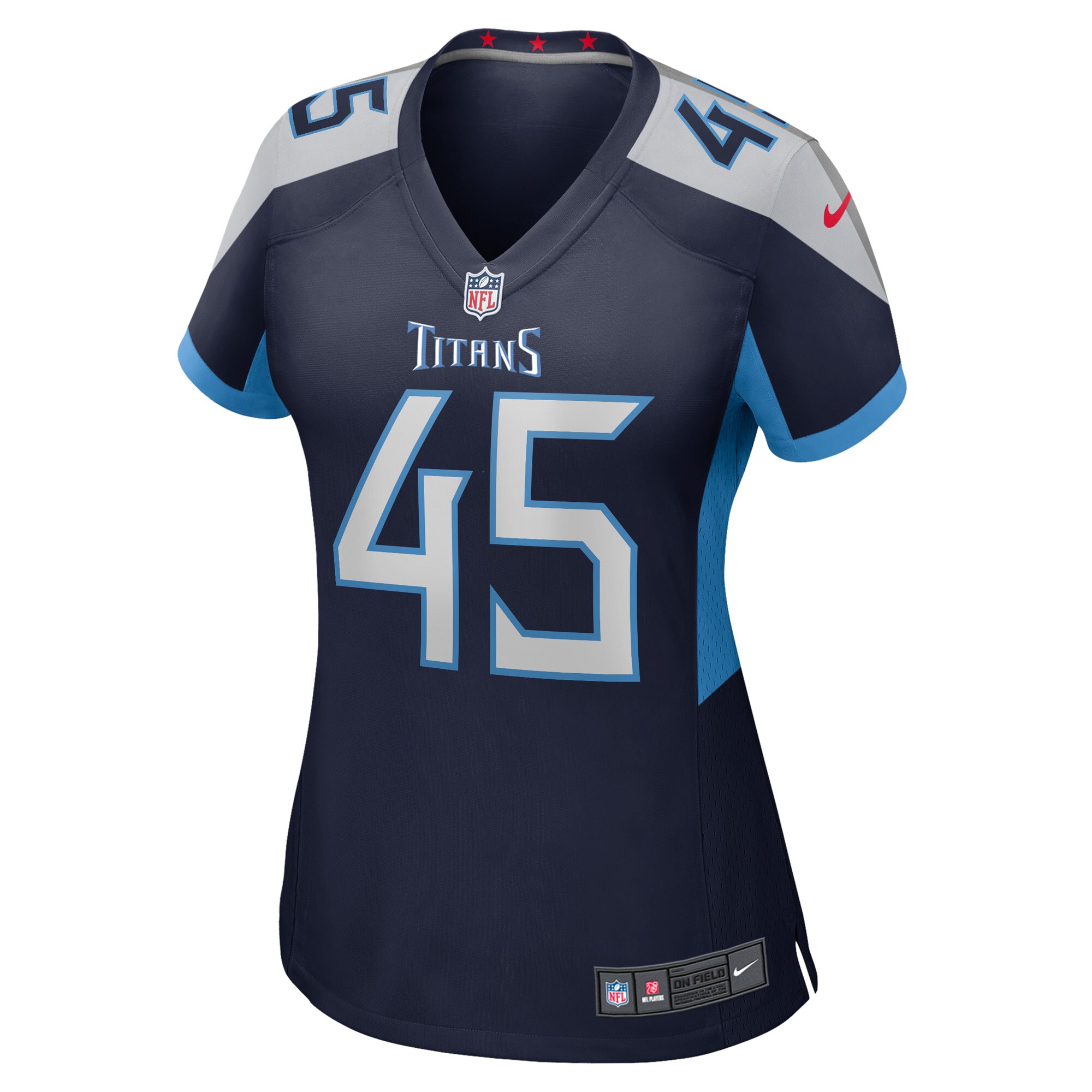 Chance Campbell Tennessee Titans  Women's Player Game Jersey - Navy
