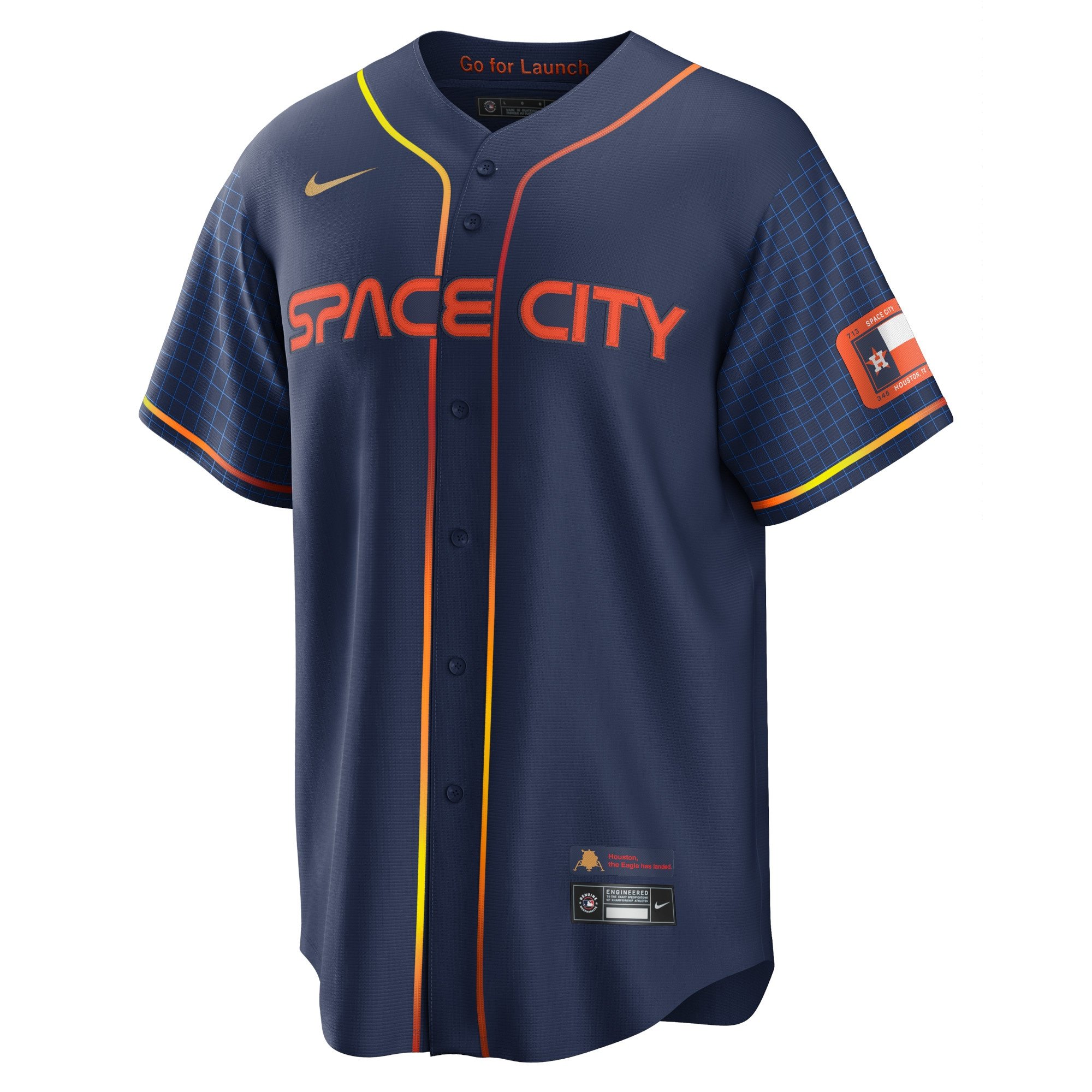 Men's Houston Astros Alex Bregman  Navy City Connect Replica Player Jersey