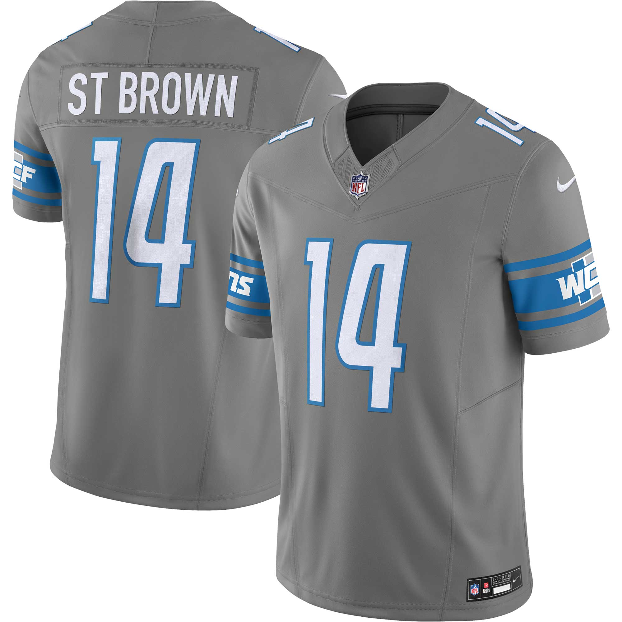 Amon-Ra St. Brown Detroit Lions  Vapor F.U.S.E. Limited Jersey - Silver