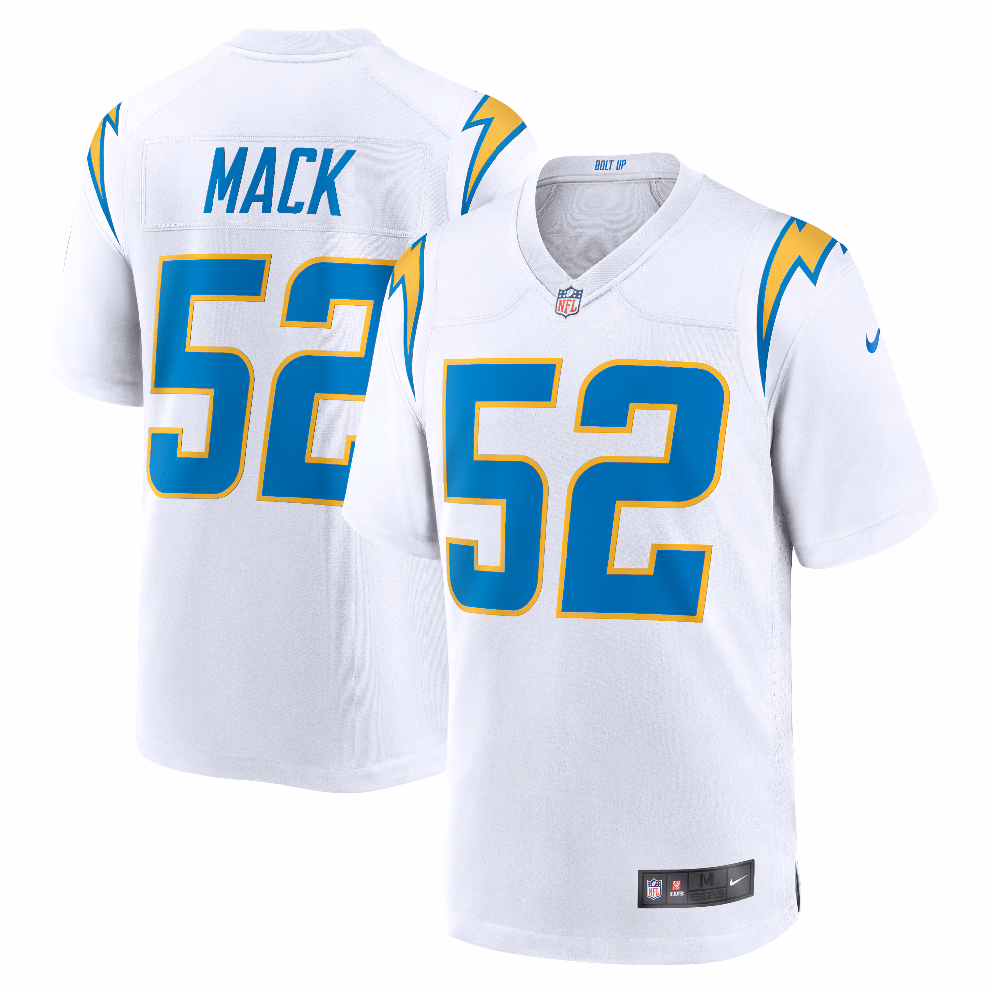 Khalil Mack Los Angeles Chargers Game Jersey - White