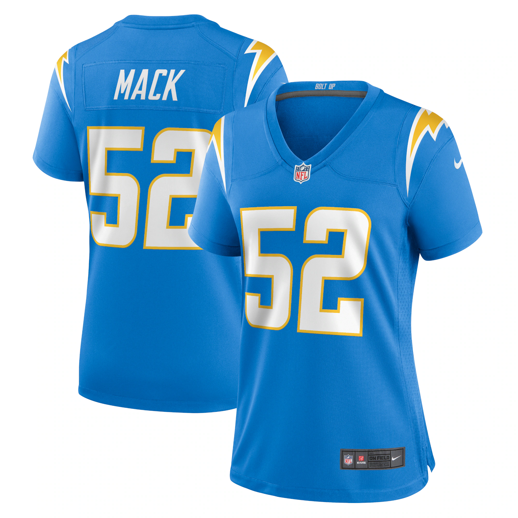 Khalil Mack Los Angeles Chargers Women's Player Jersey - Powder Blue