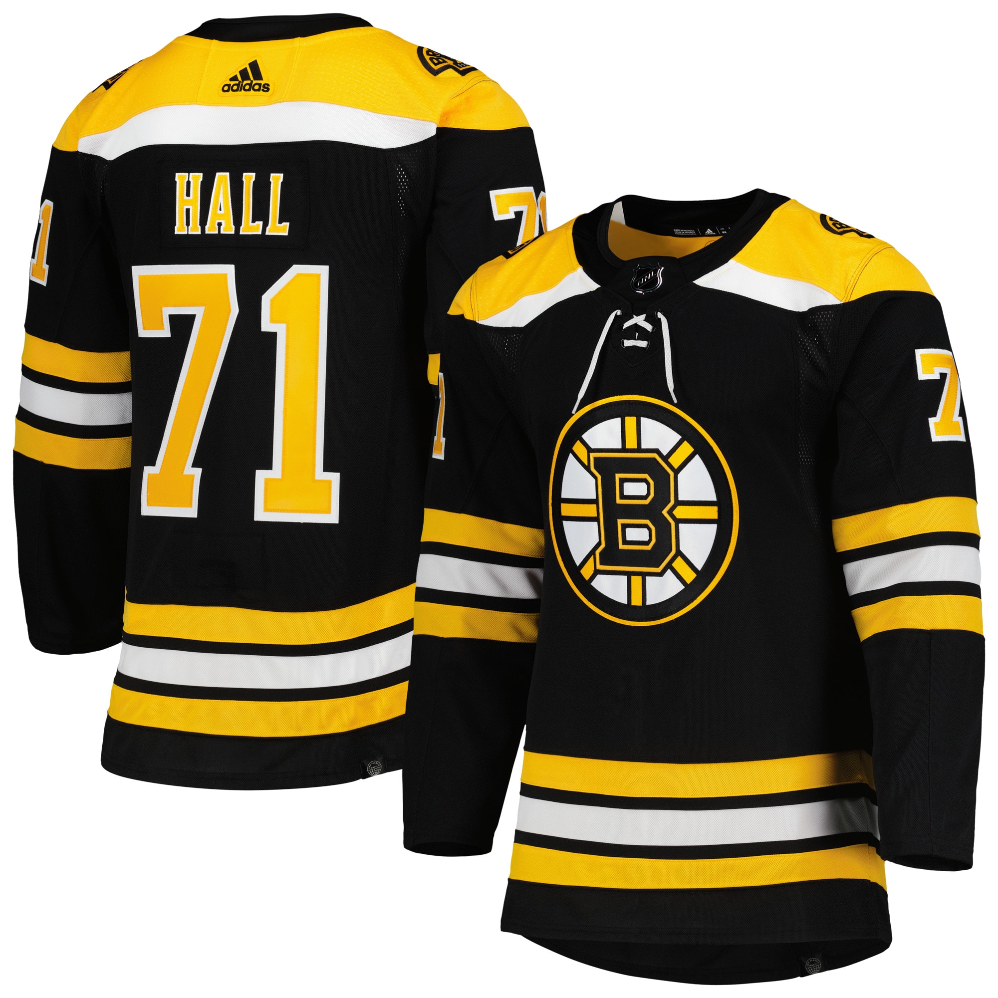 Taylor Hall Boston Bruins  Primegreen Authentic Pro Home Player Jersey - Black