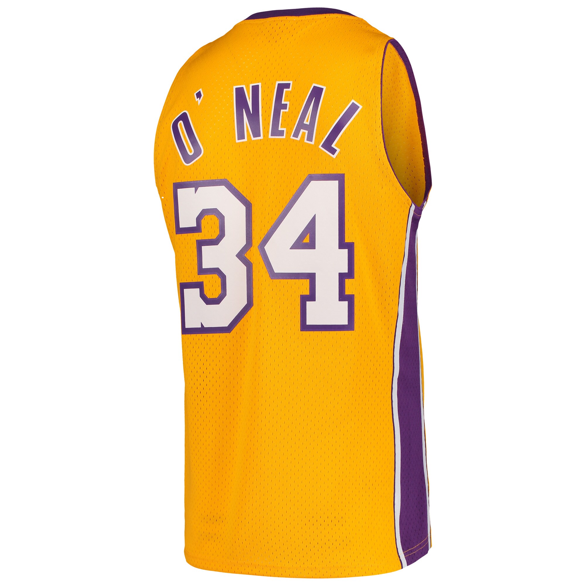 Shaquille O'Neal Los Angeles Lakers Mitchell & Ness Hardwood Classics 1999/00 Swingman Jersey - Gold