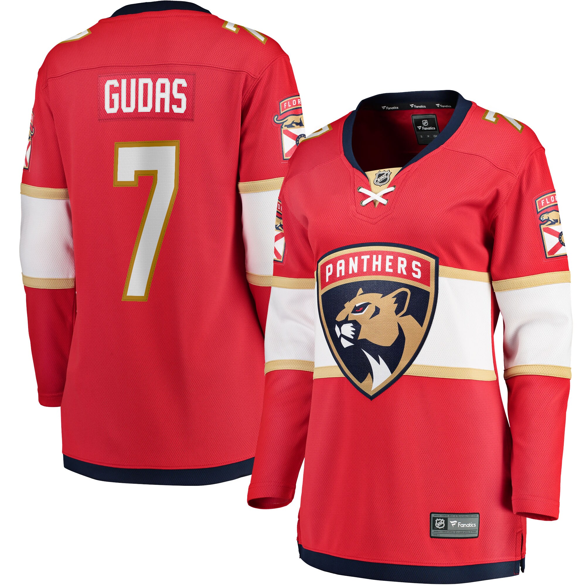 Radko Gudas Florida Panthers Women's Home Breakaway Jersey - Red