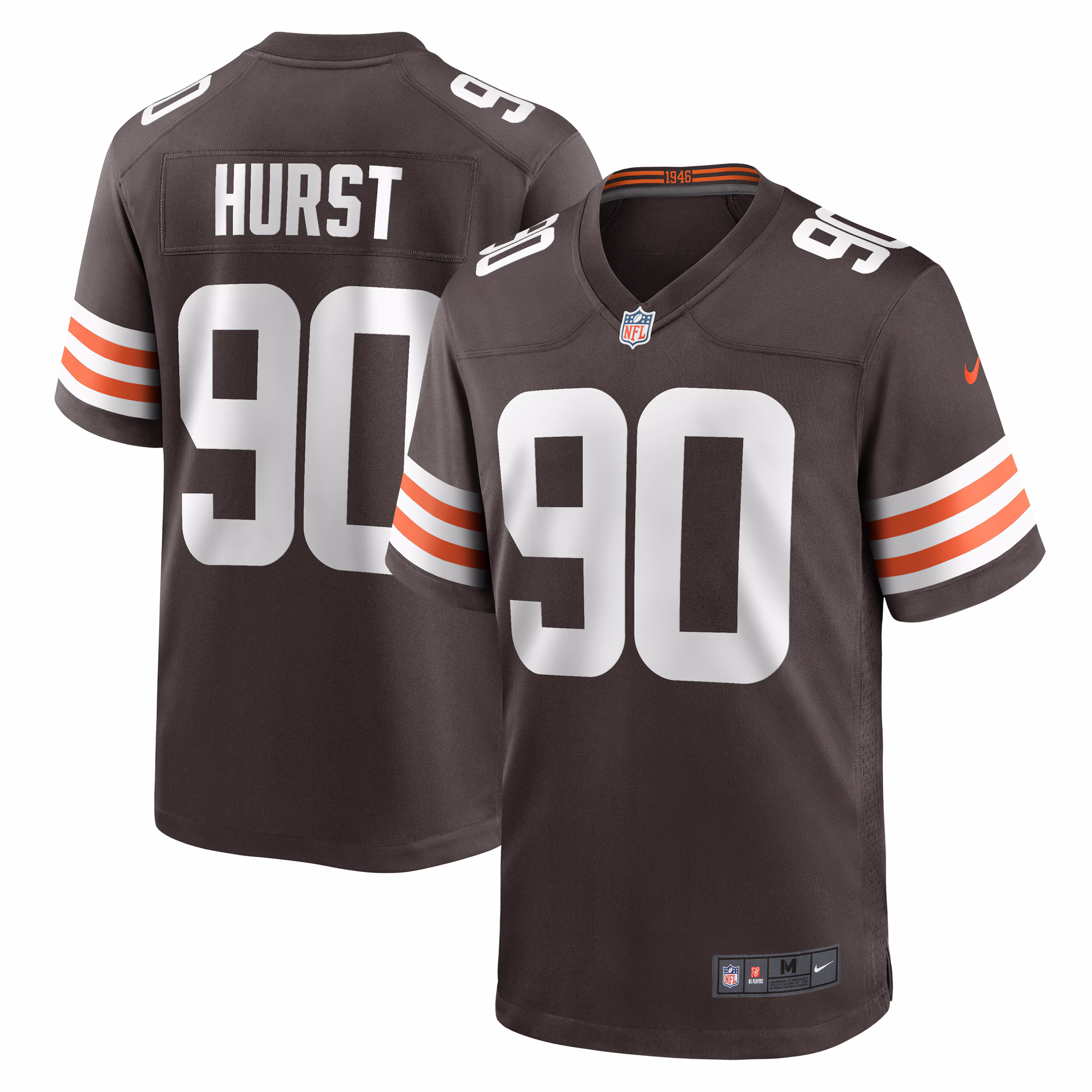 Maurice Hurst Cleveland Browns Game Player Jersey - Brown