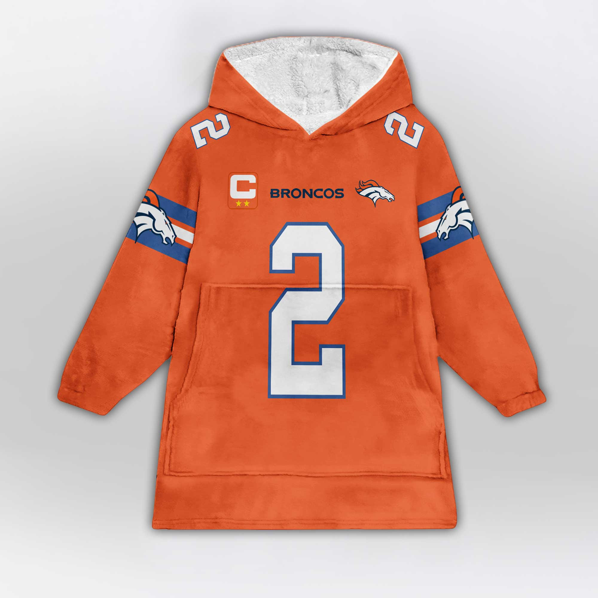 Kid P.S 2 Captain Denver Football Unisex Blanket Hoodie