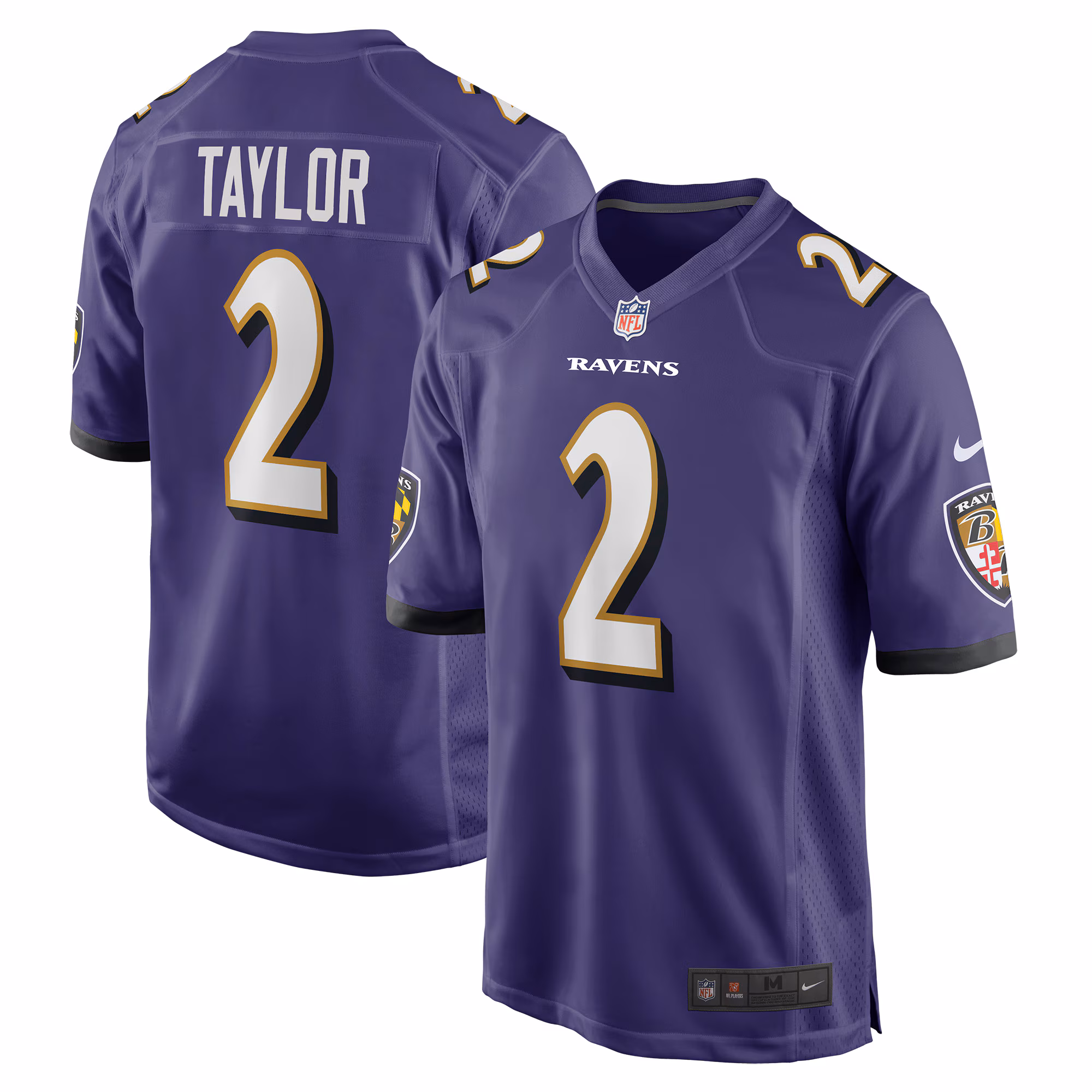Youth Baltimore Ravens Tyrod Taylor Team Color Game Jersey