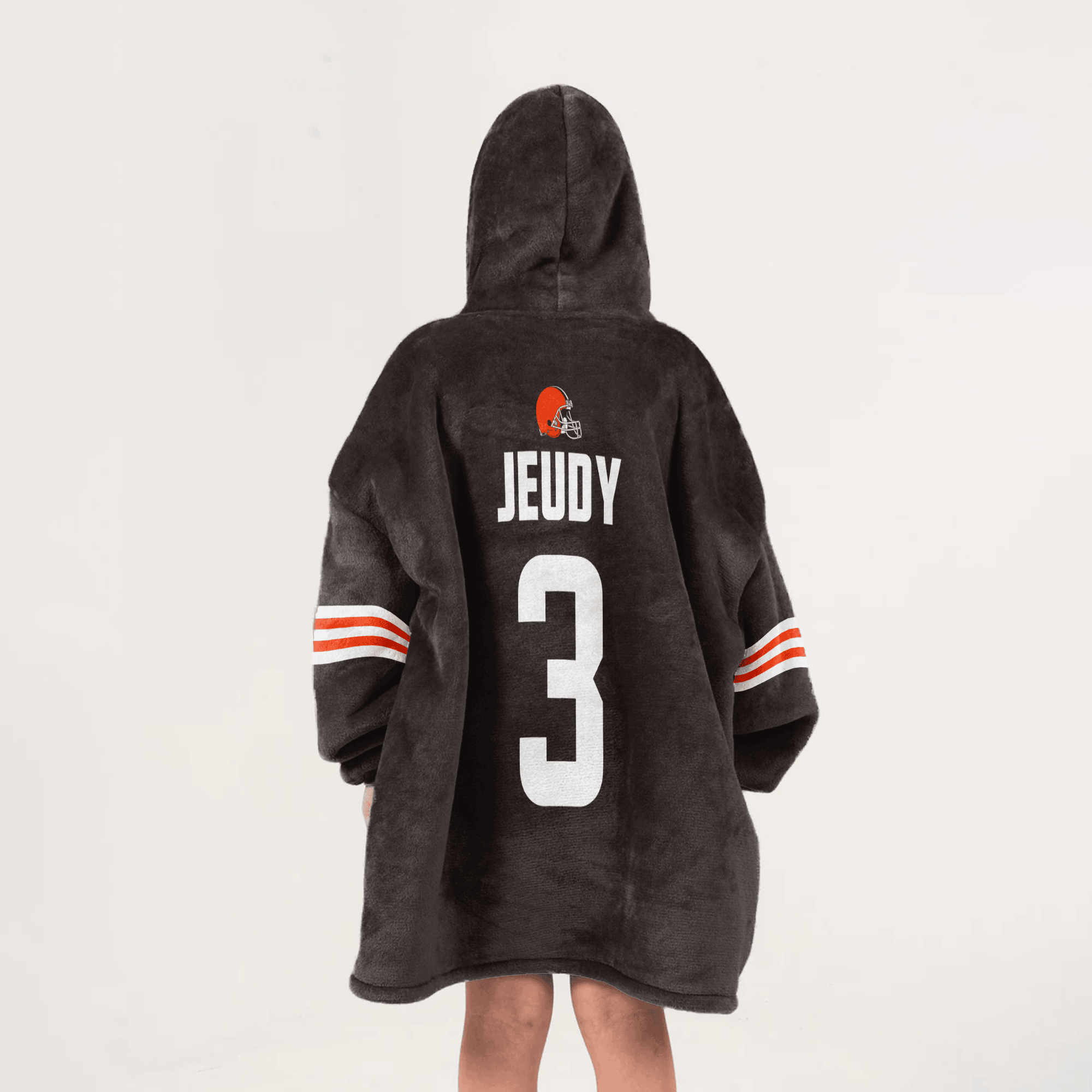 Kid J.J 3 Cleveland Football Unisex Blanket Hoodie