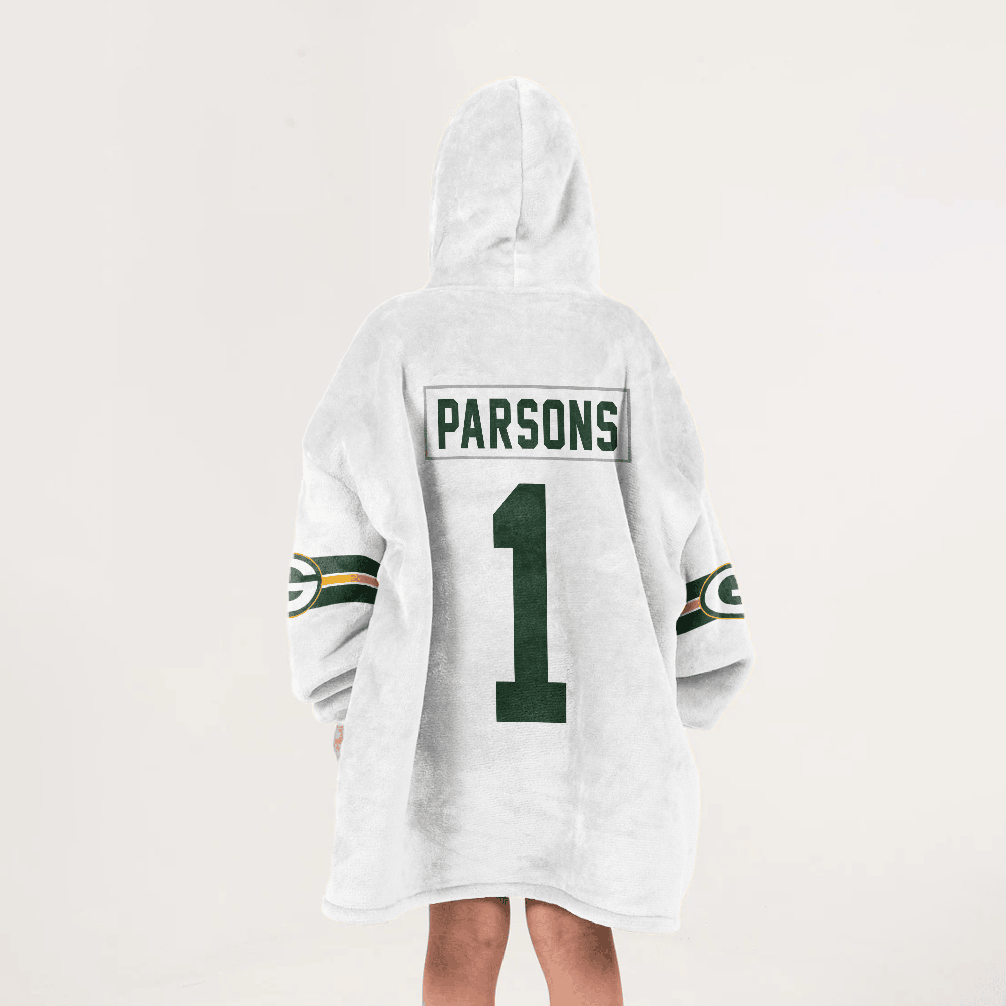 Kid M.P 1 Green Bay Football Unisex Blanket Hoodie