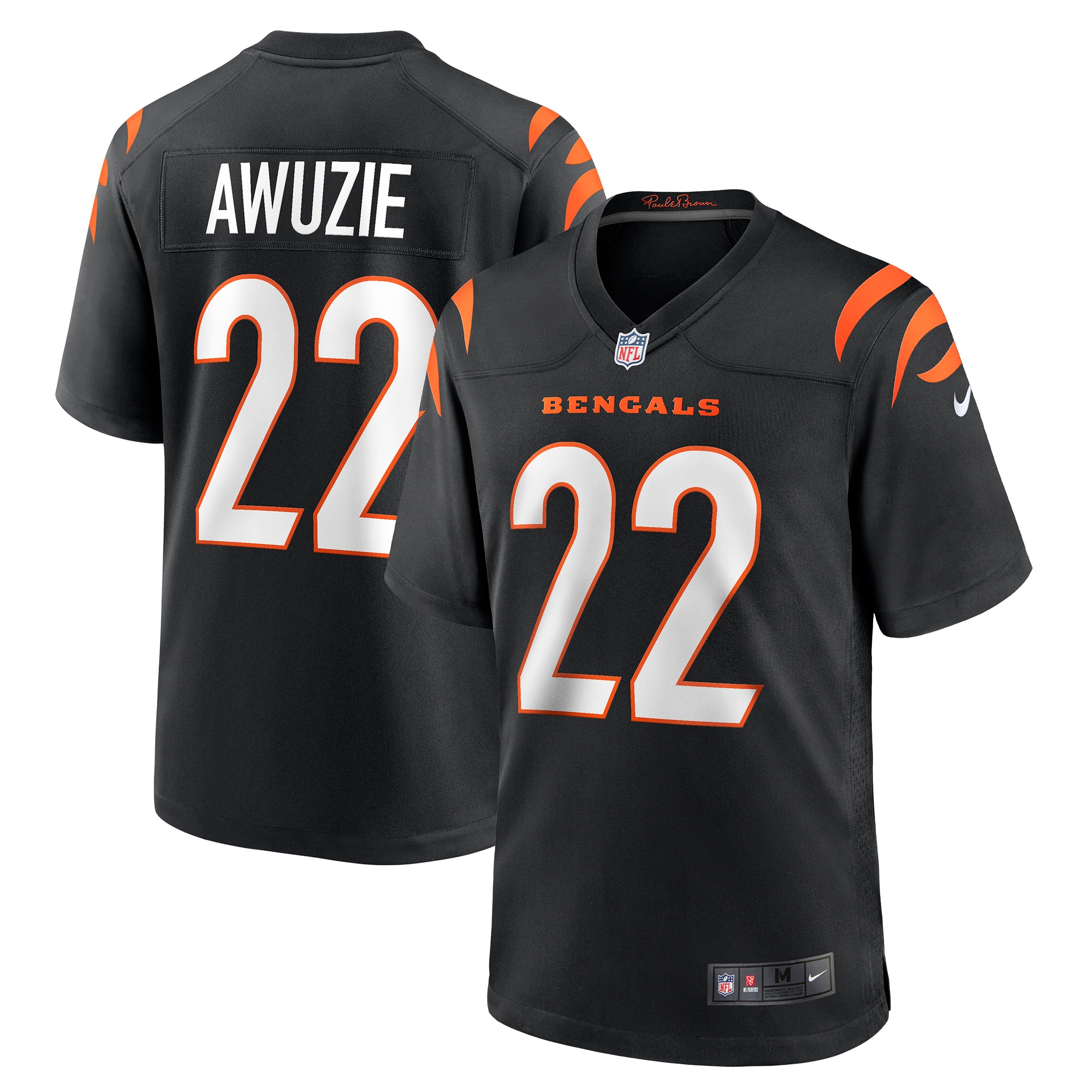 Chidobe Awuzie Cincinnati Bengals  Game Player Jersey - Black