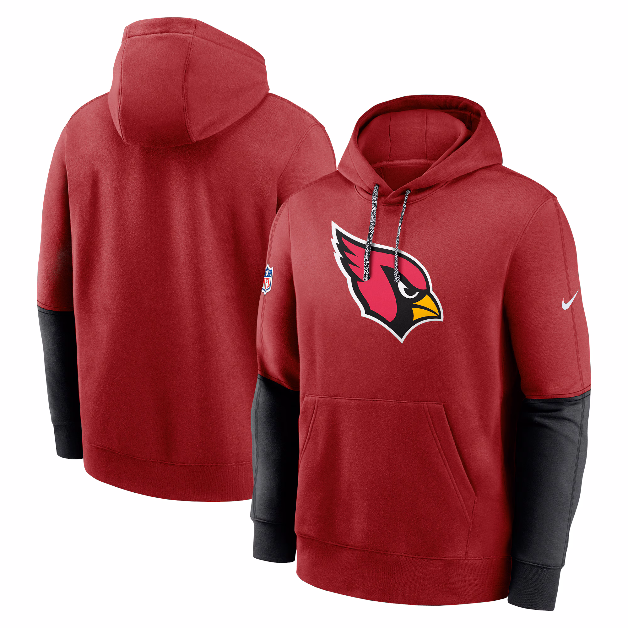 Arizona Cardinals 2024 Sideline Club Pullover Hoodie - Cardinal