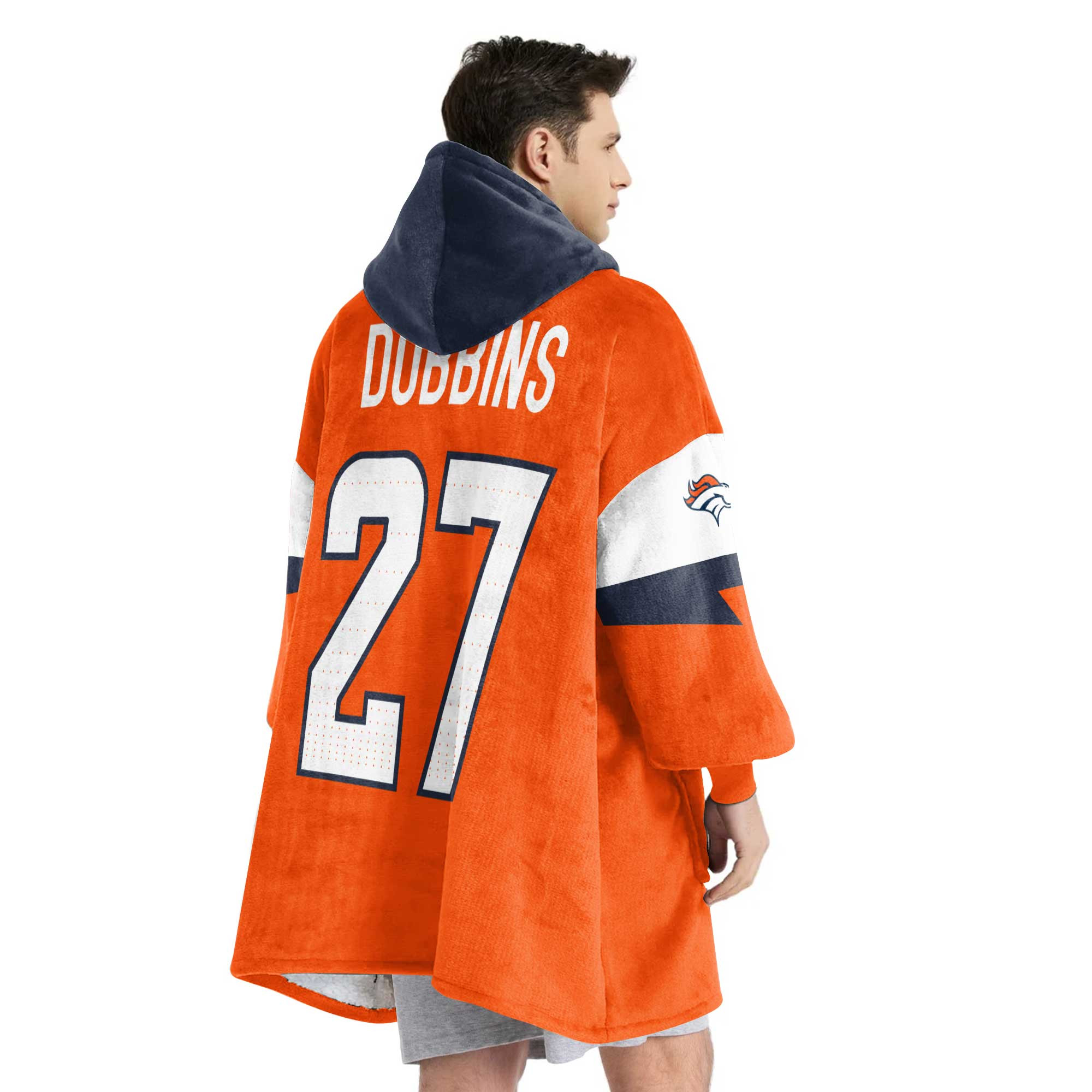 Adult J.K.D 27 Denver Football Unisex Blanket Hoodie