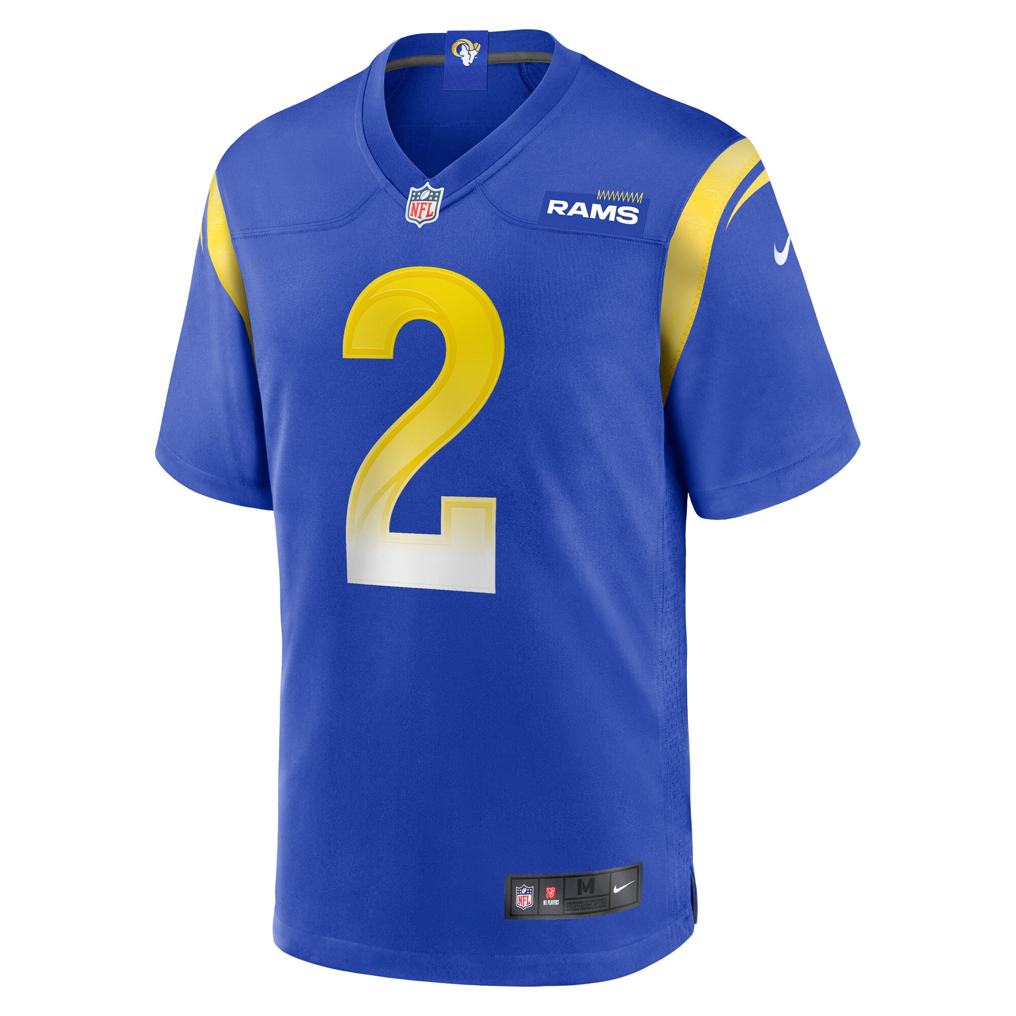 Russ Yeast Los Angeles Rams Home Game Jersey - Royal