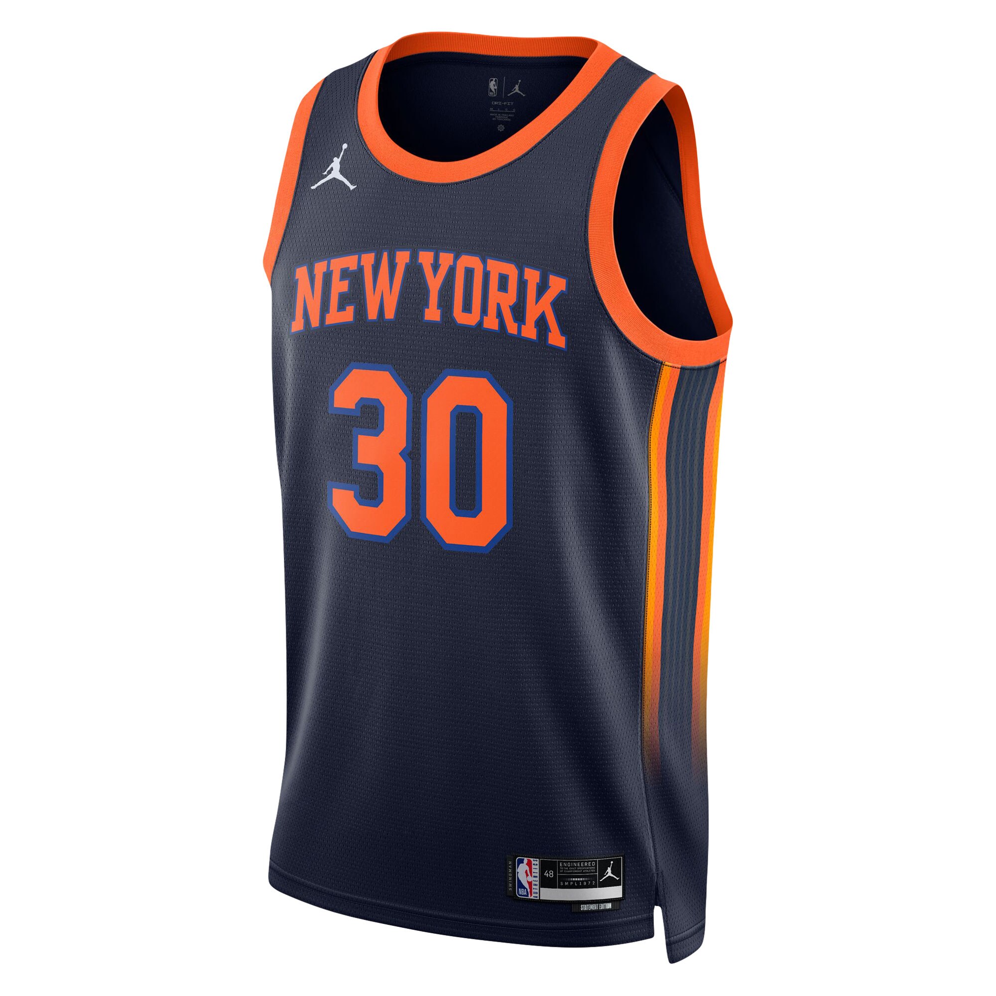 Julius Randle 2022/23 New York Knicks  Unisex Swingman Jersey - Statement Edition - Navy