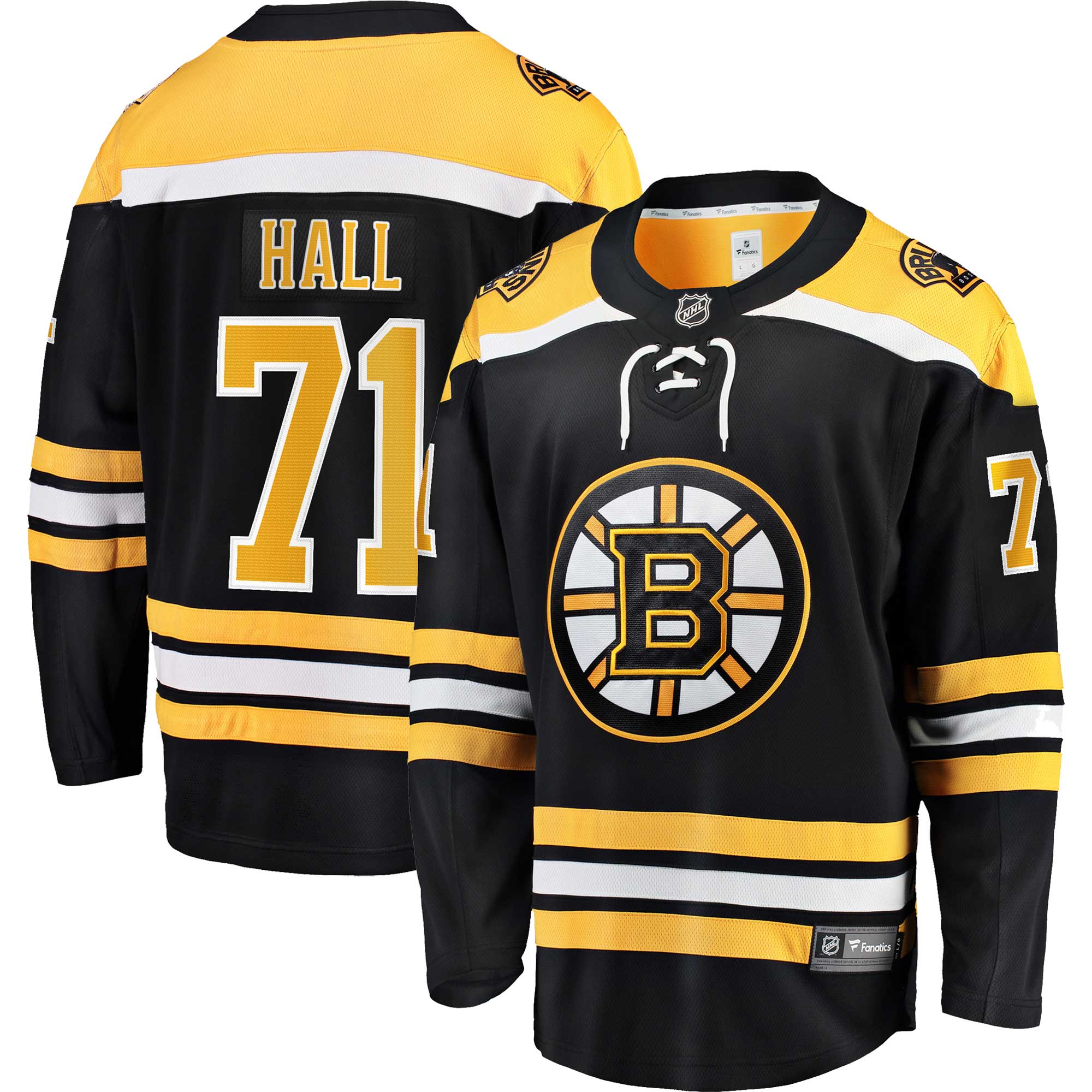 Taylor Hall Boston Bruins Home Premier Breakaway Player Jersey - Black
