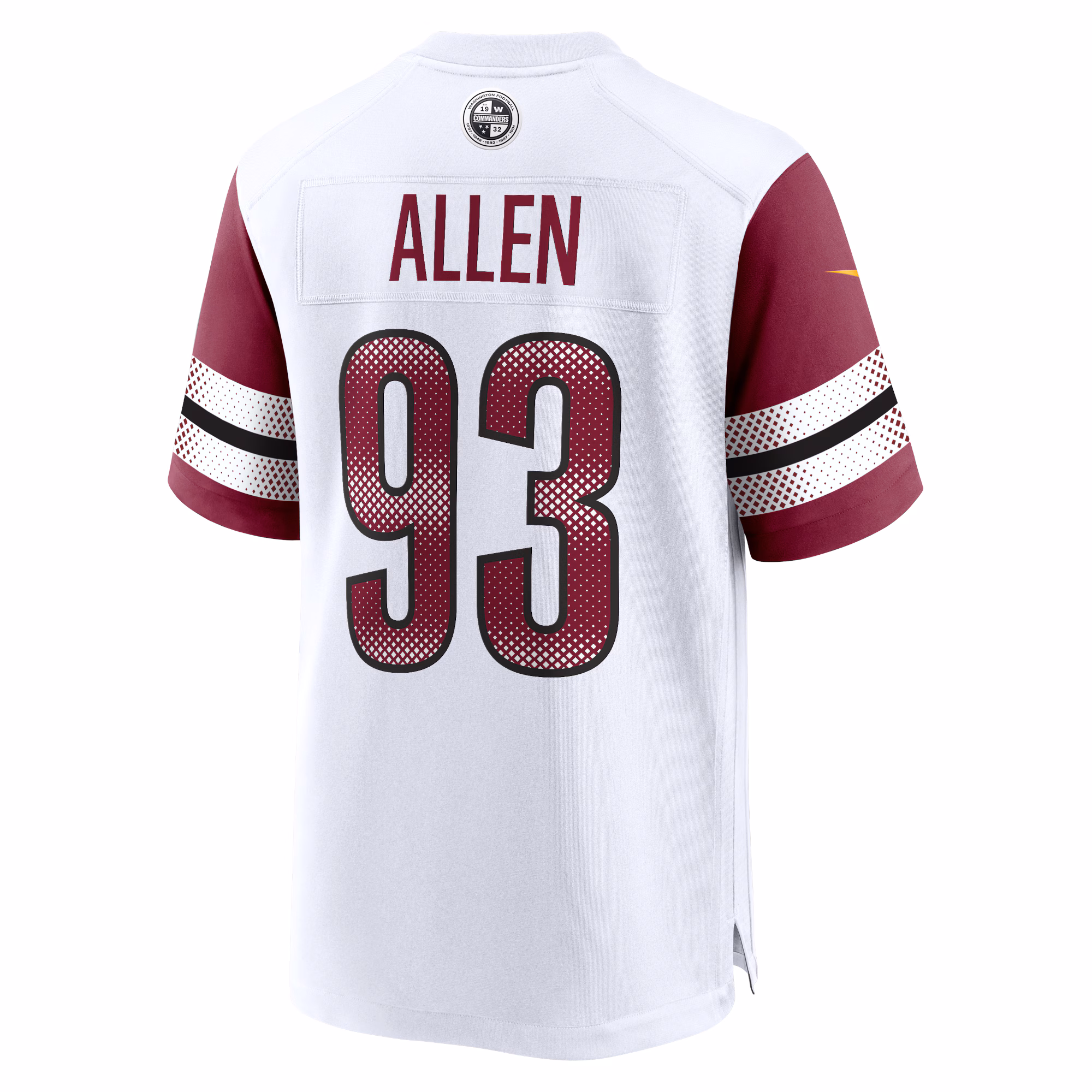 Jonathan Allen Washington Commanders Game Jersey - Burgundy