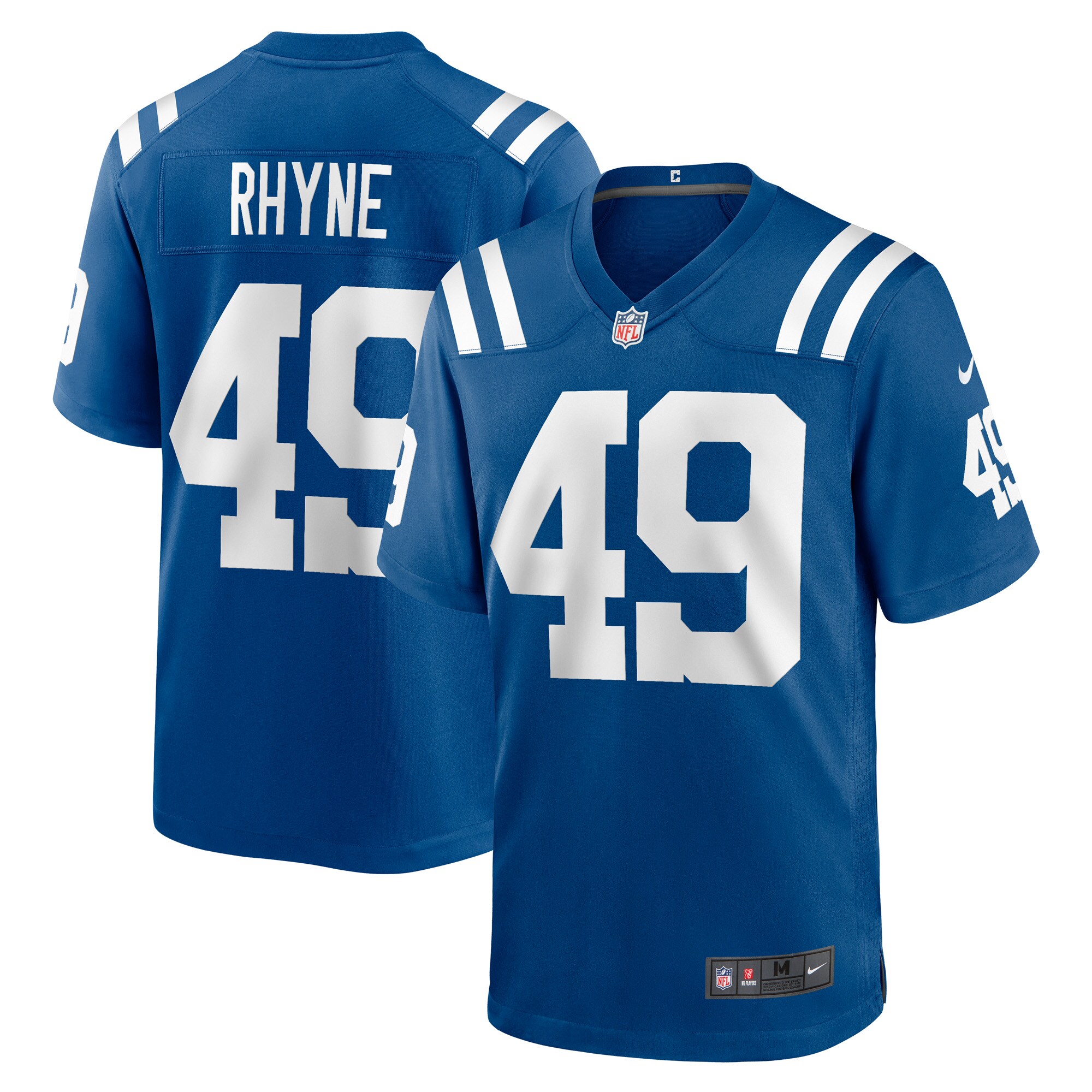 Forrest Rhyne Indianapolis Colts  Game Player Jersey - Royal