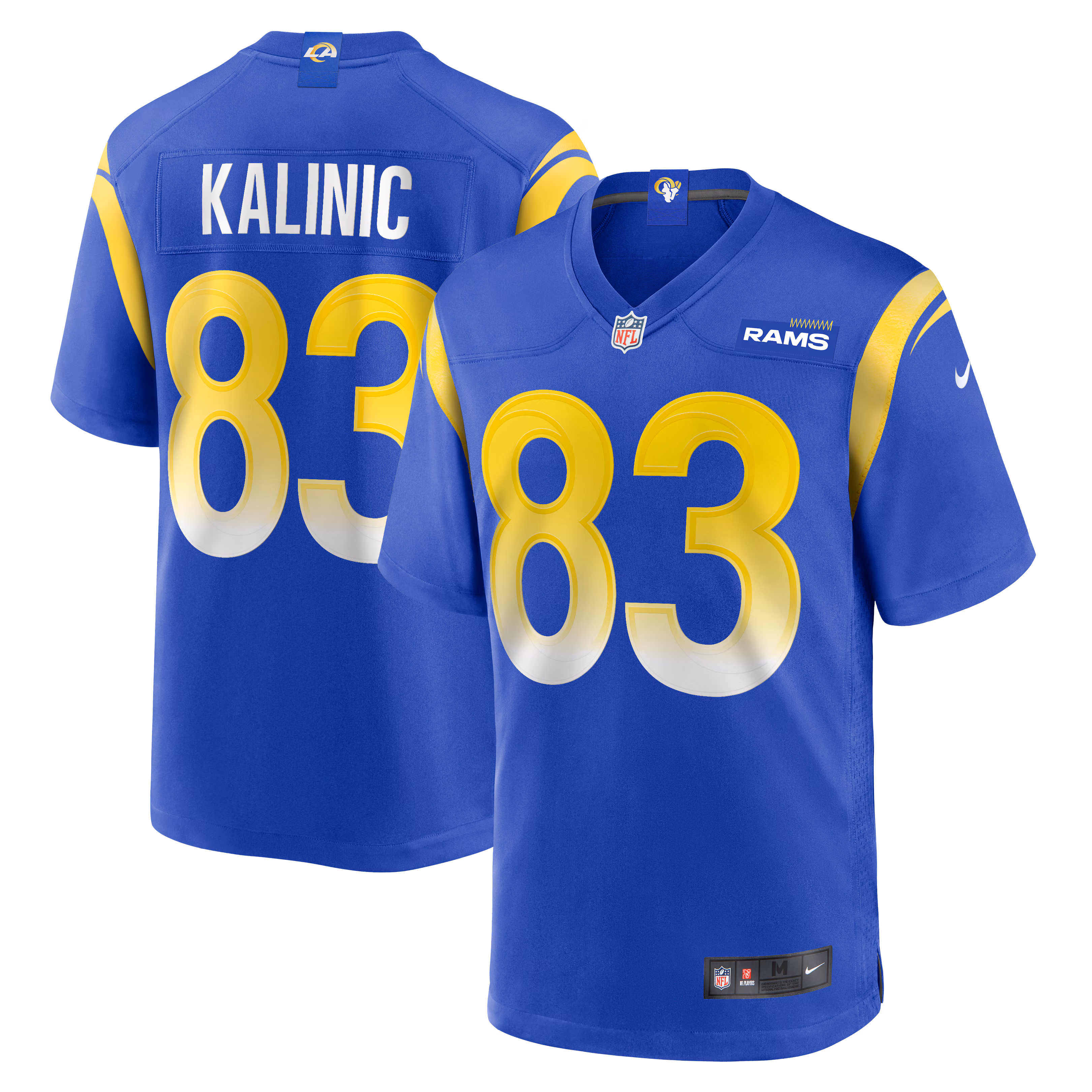 Nikola Kalinic Los Angeles Rams  Game Jersey - Royal