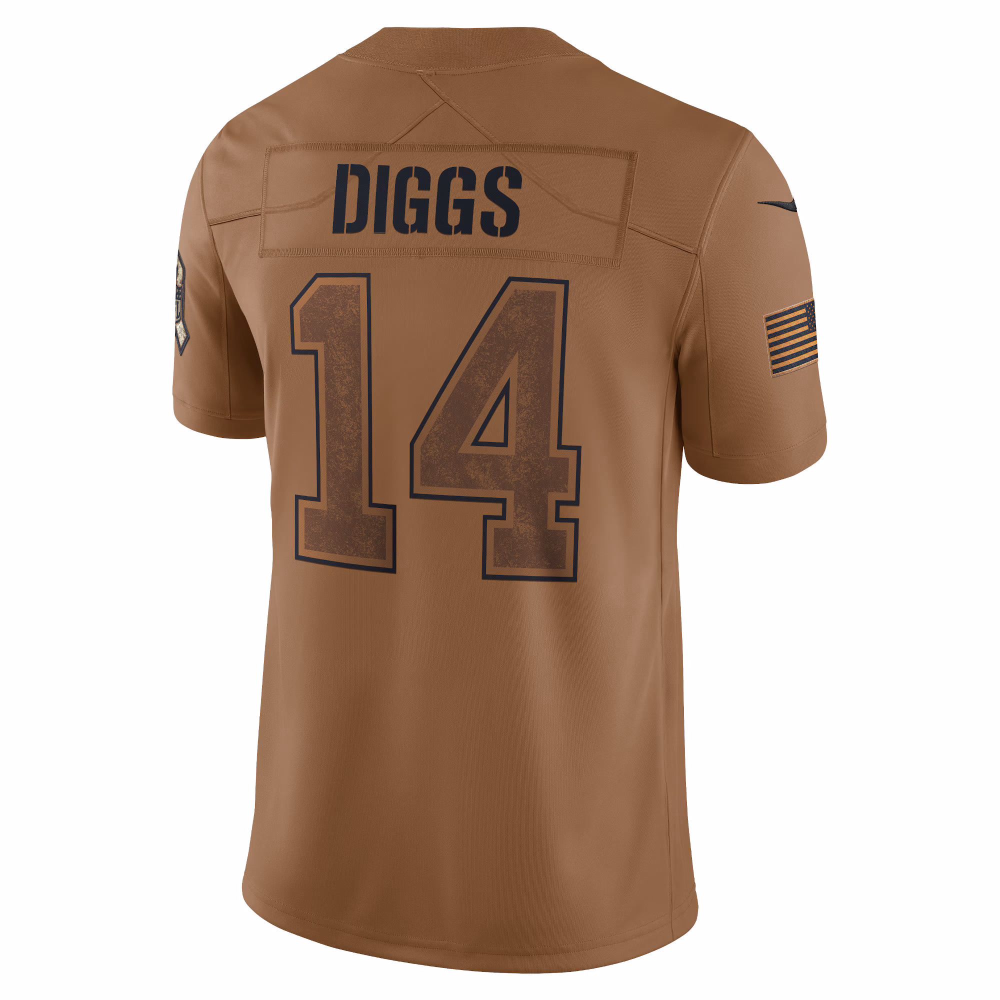 Stefon Diggs Buffalo Bills Women's 2023 Salute To Service Limited Jersey - Brown