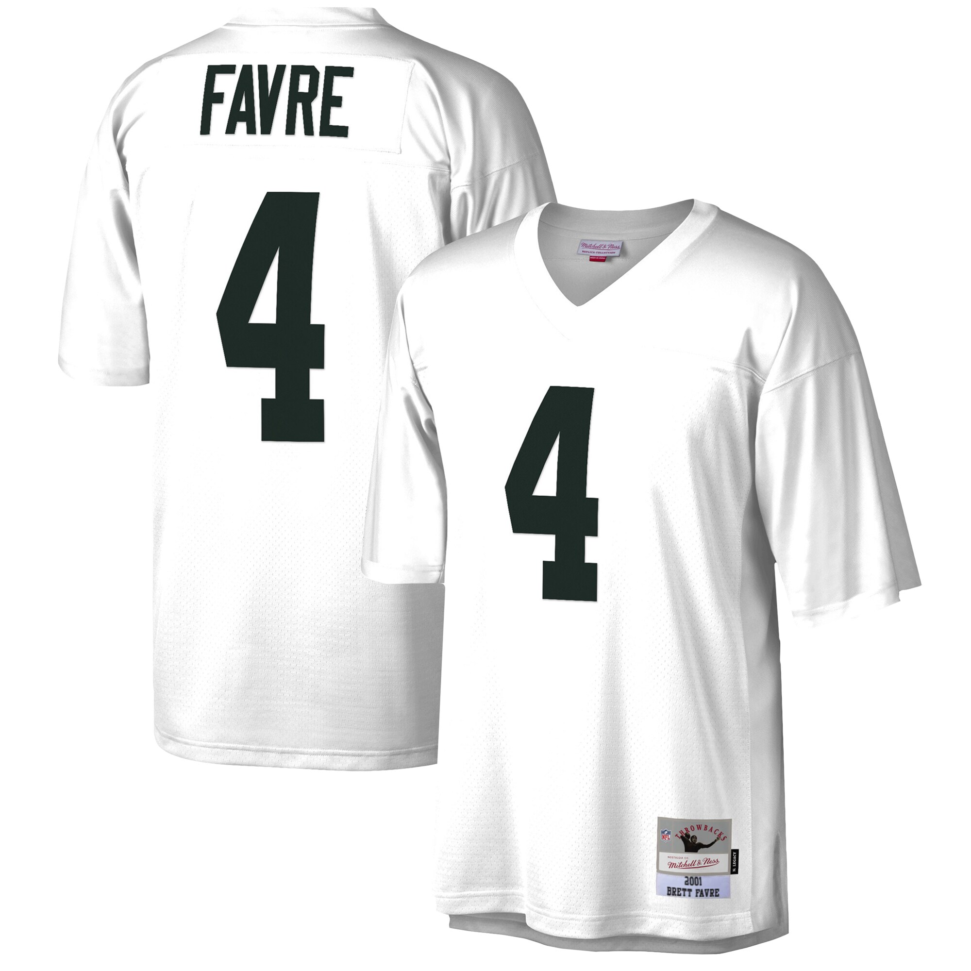 Brett Favre Green Bay Packers  2001 Legacy Replica Jersey - White