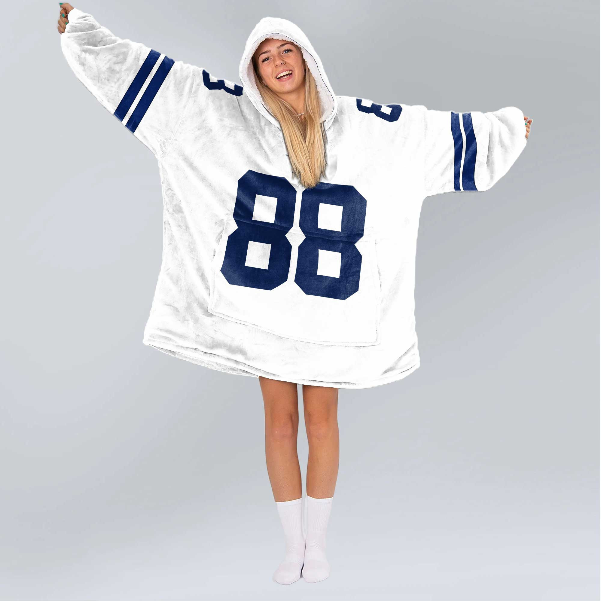 Adult C.D.L 88 Dallas Football Unisex Blanket Hoodie
