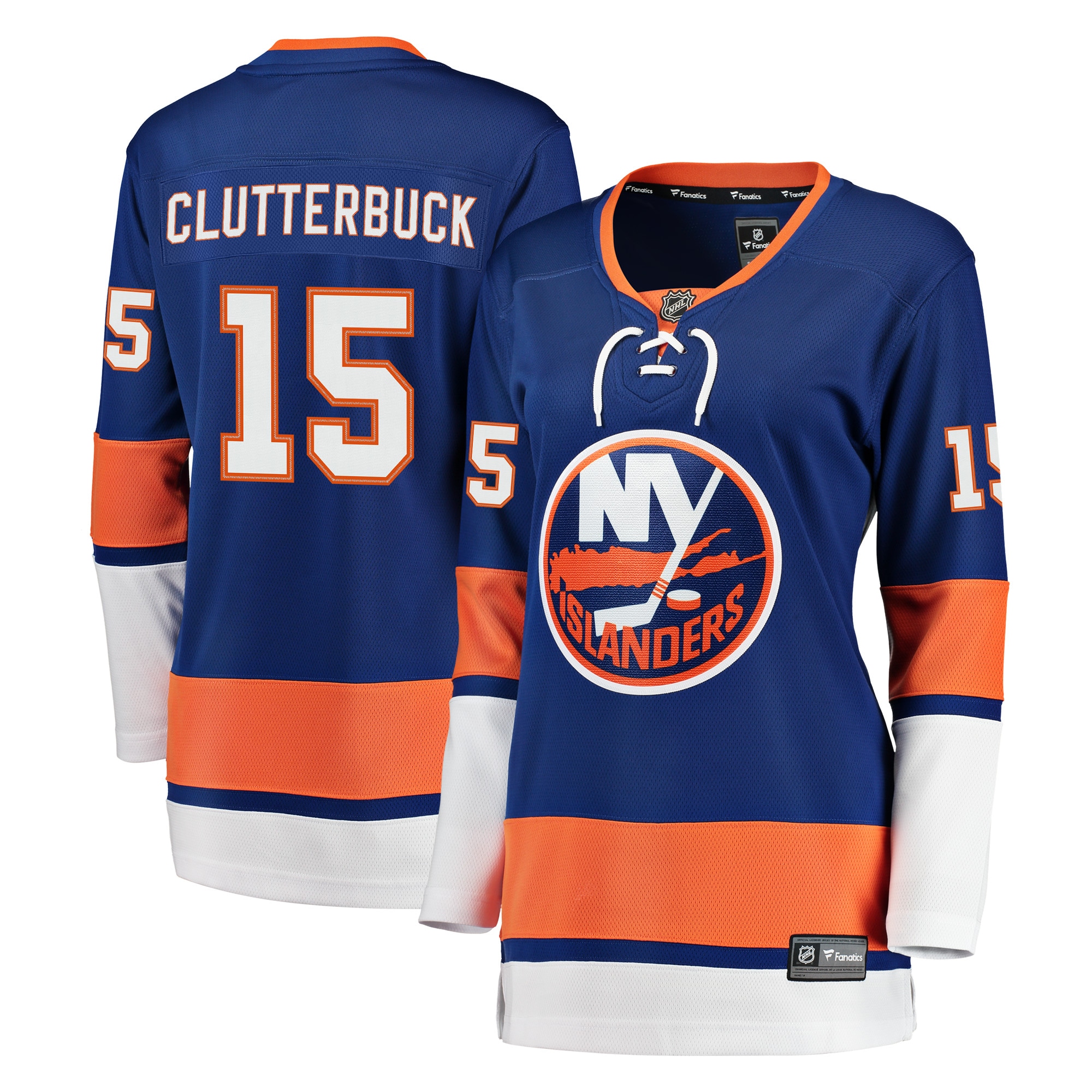 Cal Clutterbuck New York Islanders Women's Breakaway Player Jersey - Royal