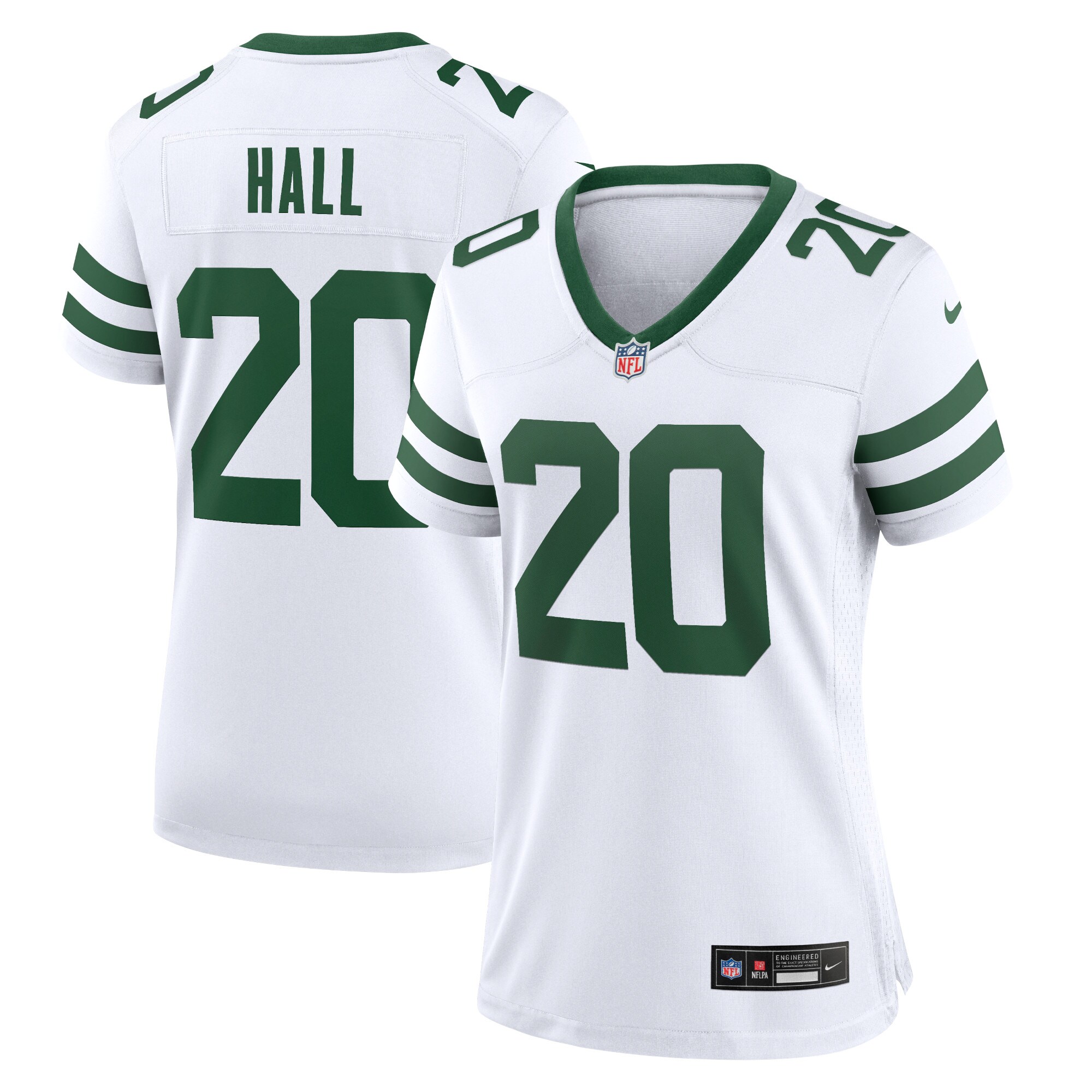 Breece Hall New York Jets  Women's Legacy Player Game Jersey - White