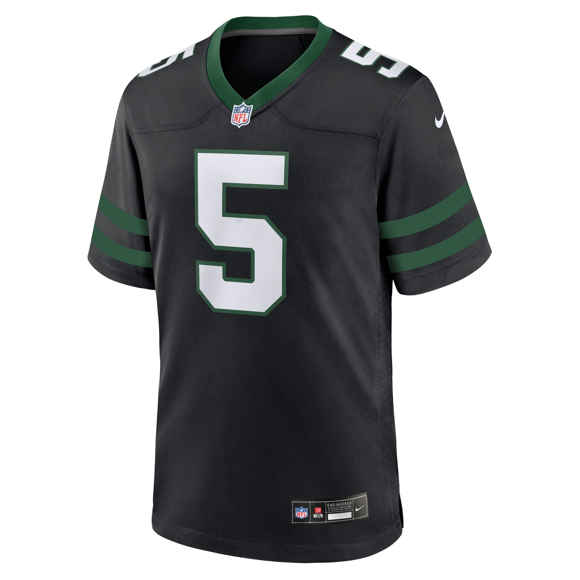 Garrett Wilson New York Jets Alternate Game Jersey - Legacy Black