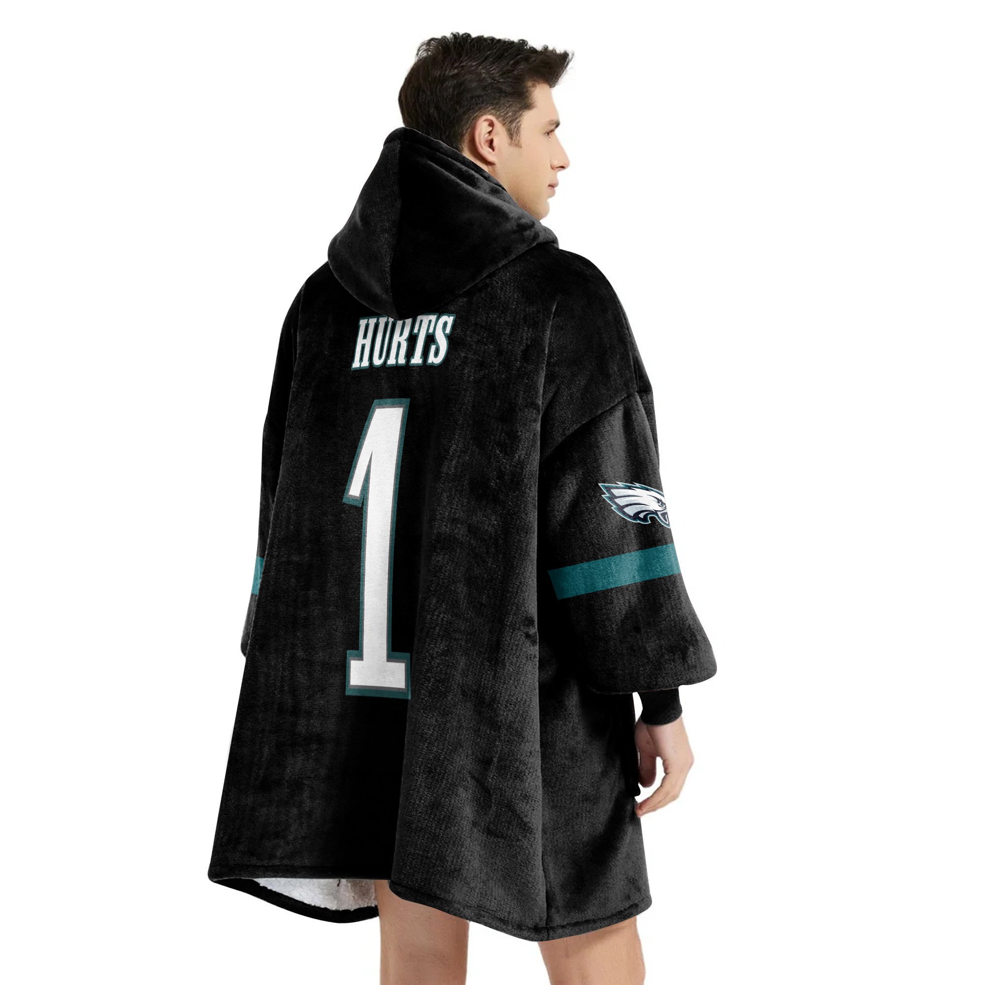 Adult 1 Philadelphia Football Unisex Blanket Hoodie