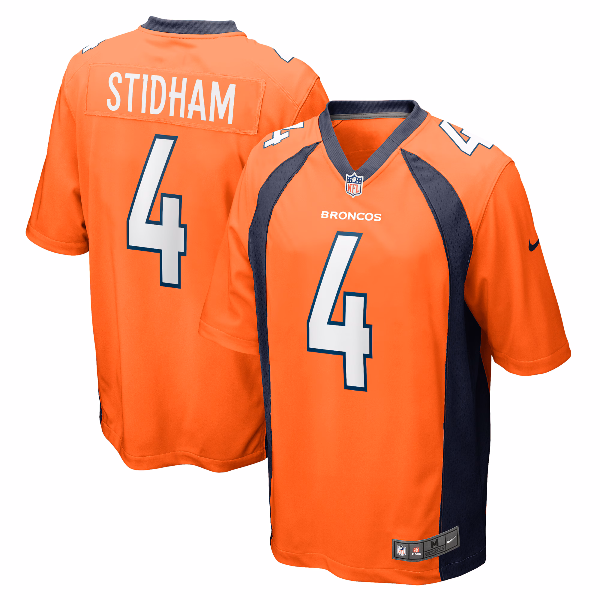 Jarrett Stidham Denver Broncos Game Player Jersey - Orange