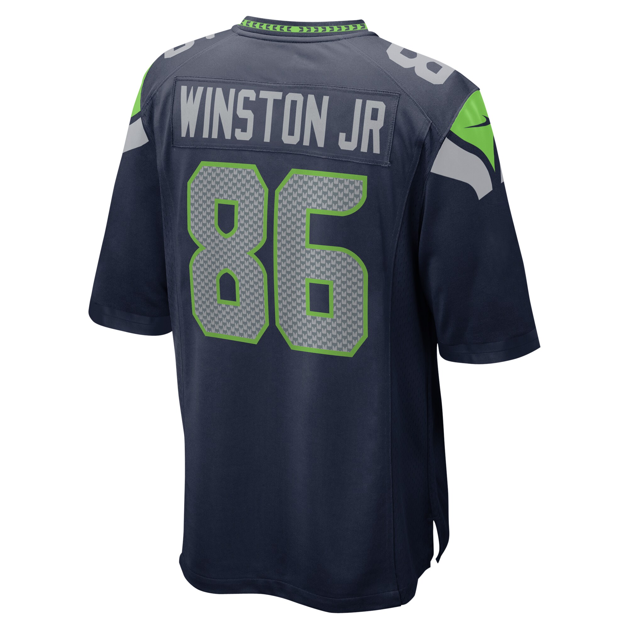 Easop Winston Jr. Seattle Seahawks  Home Game Player Jersey - College Navy