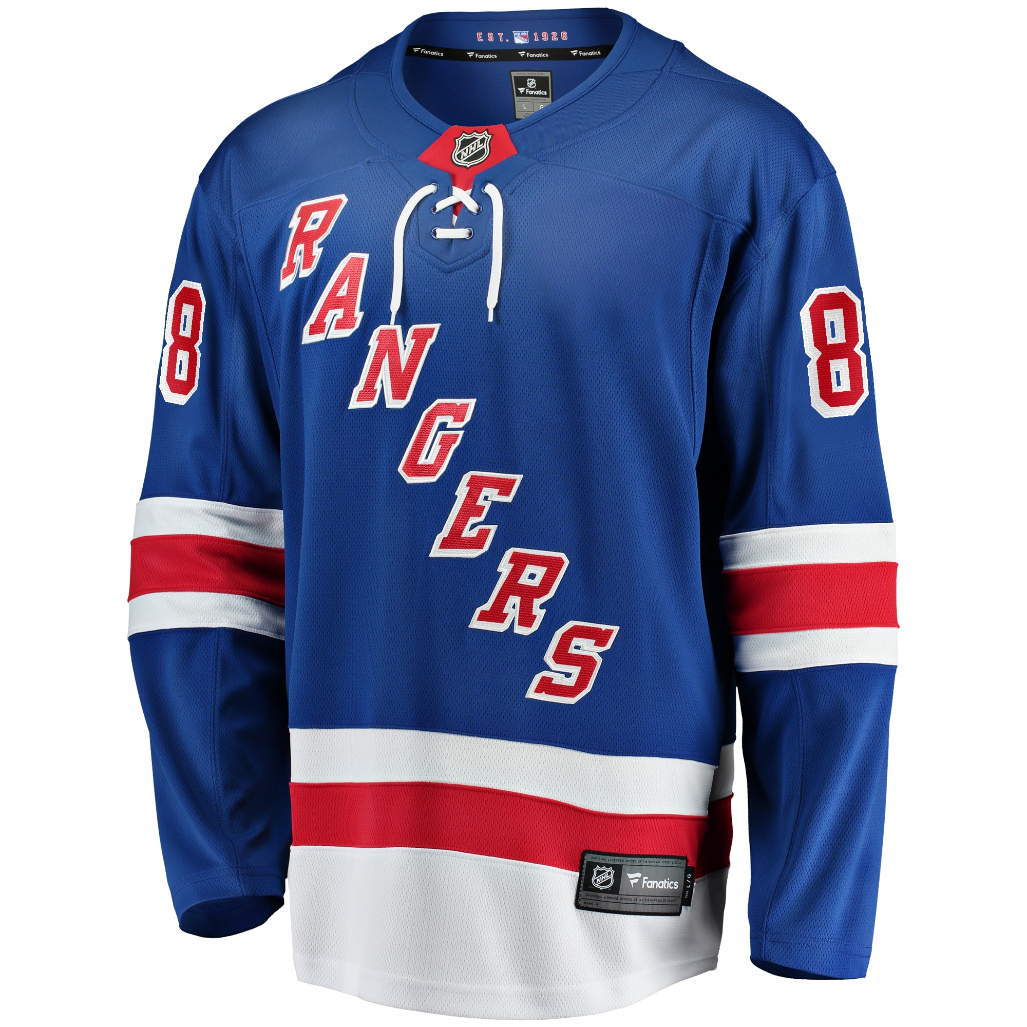 Patrick Kane New York Rangers Home Breakaway Jersey - Blue