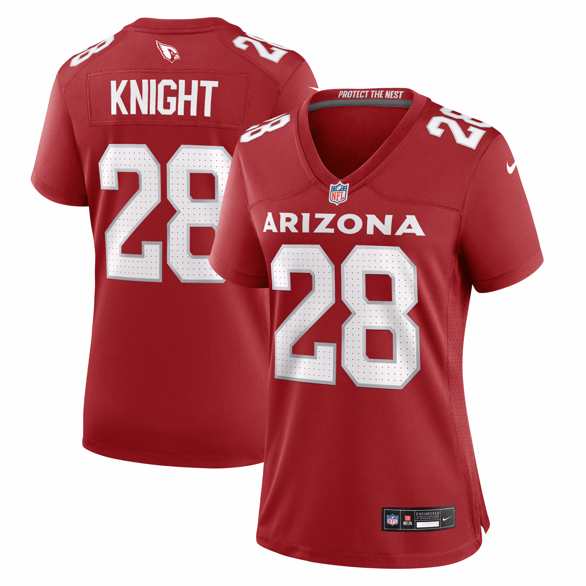Qwuantrezz Knight Arizona Cardinals Women's  Game Jersey -  Cardinal