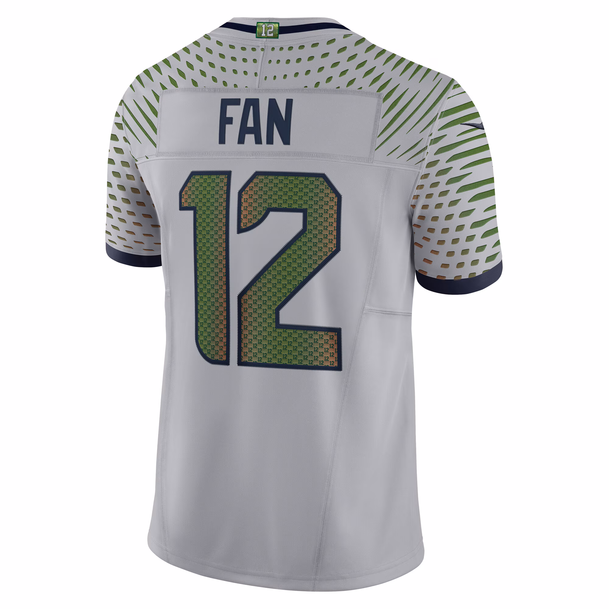 12s Seattle Seahawks #12 2025 Rivalries Collection Limited Jersey - Wolf Gray