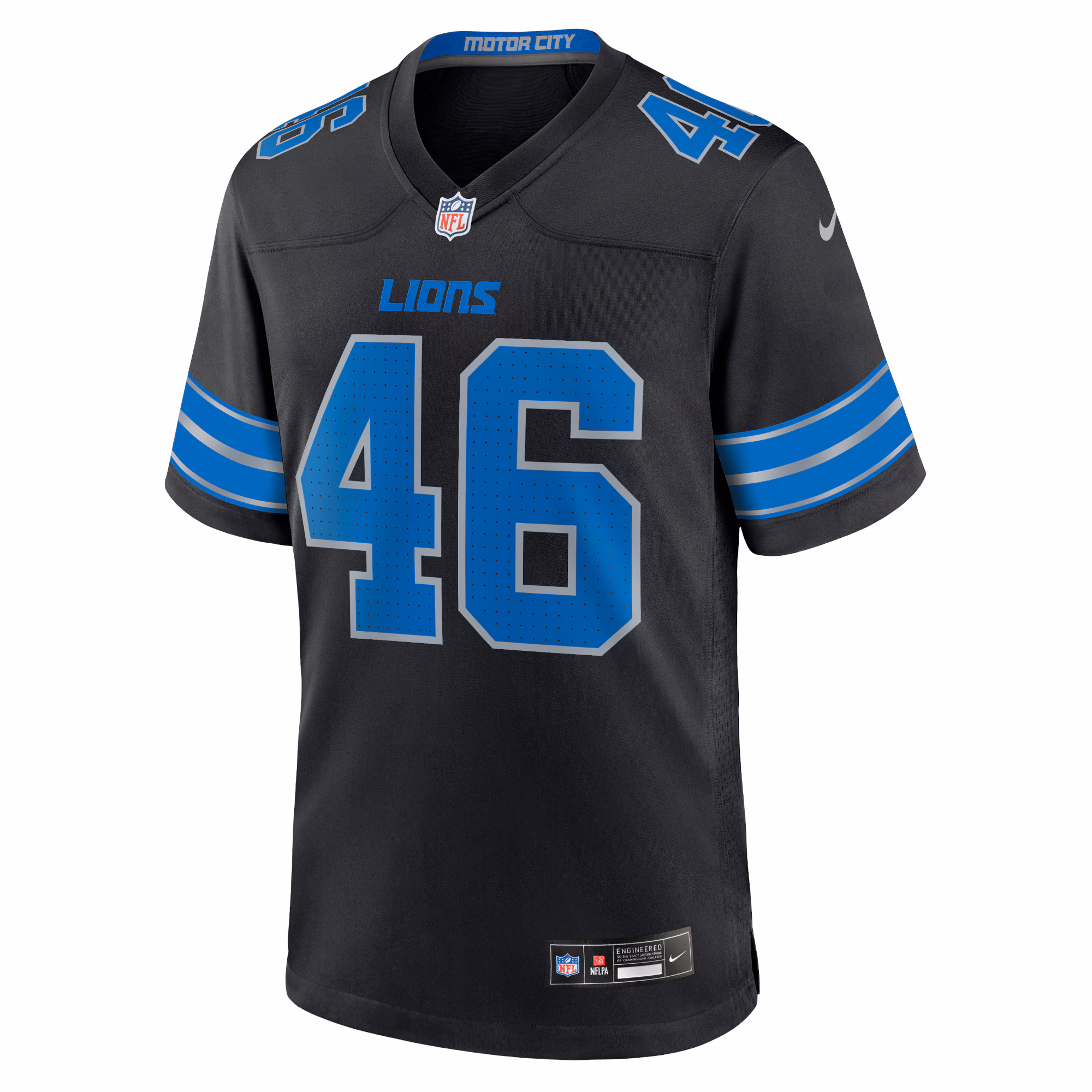 Jack Campbell Detroit Lions Game Jersey - Blue