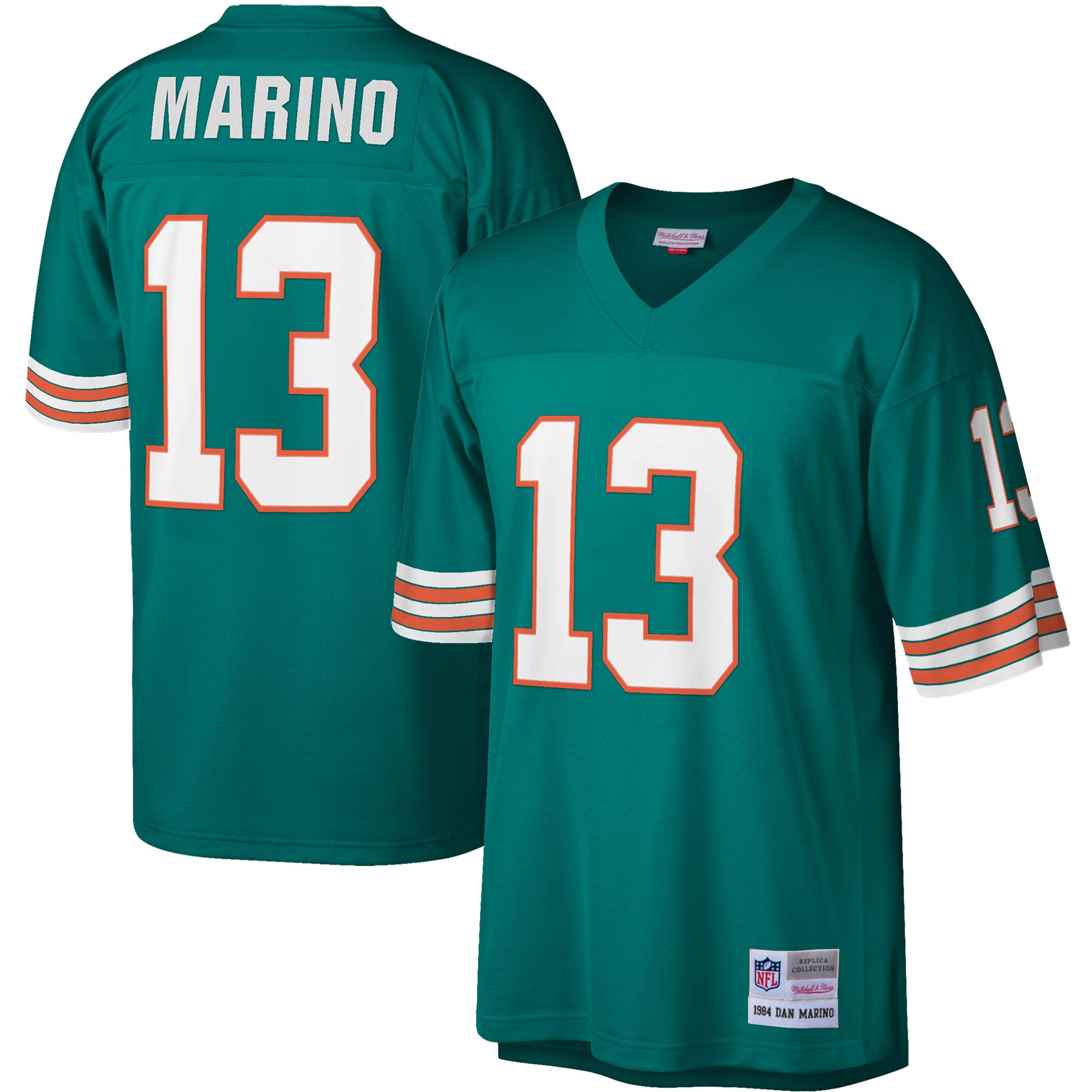 Dan Marino Miami Dolphins  1984 Legacy Replica Jersey - Aqua