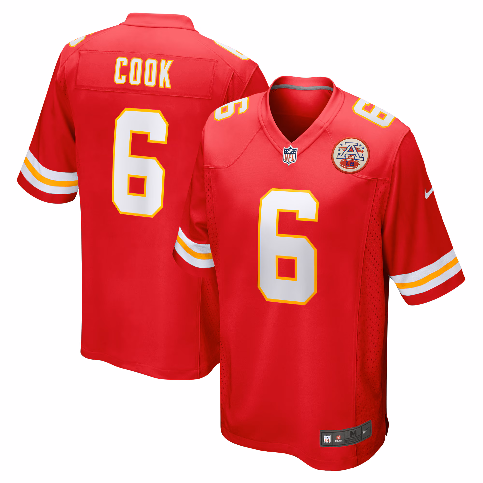 Bryan Cook Kansas City Chiefs Game Player Jersey - Red