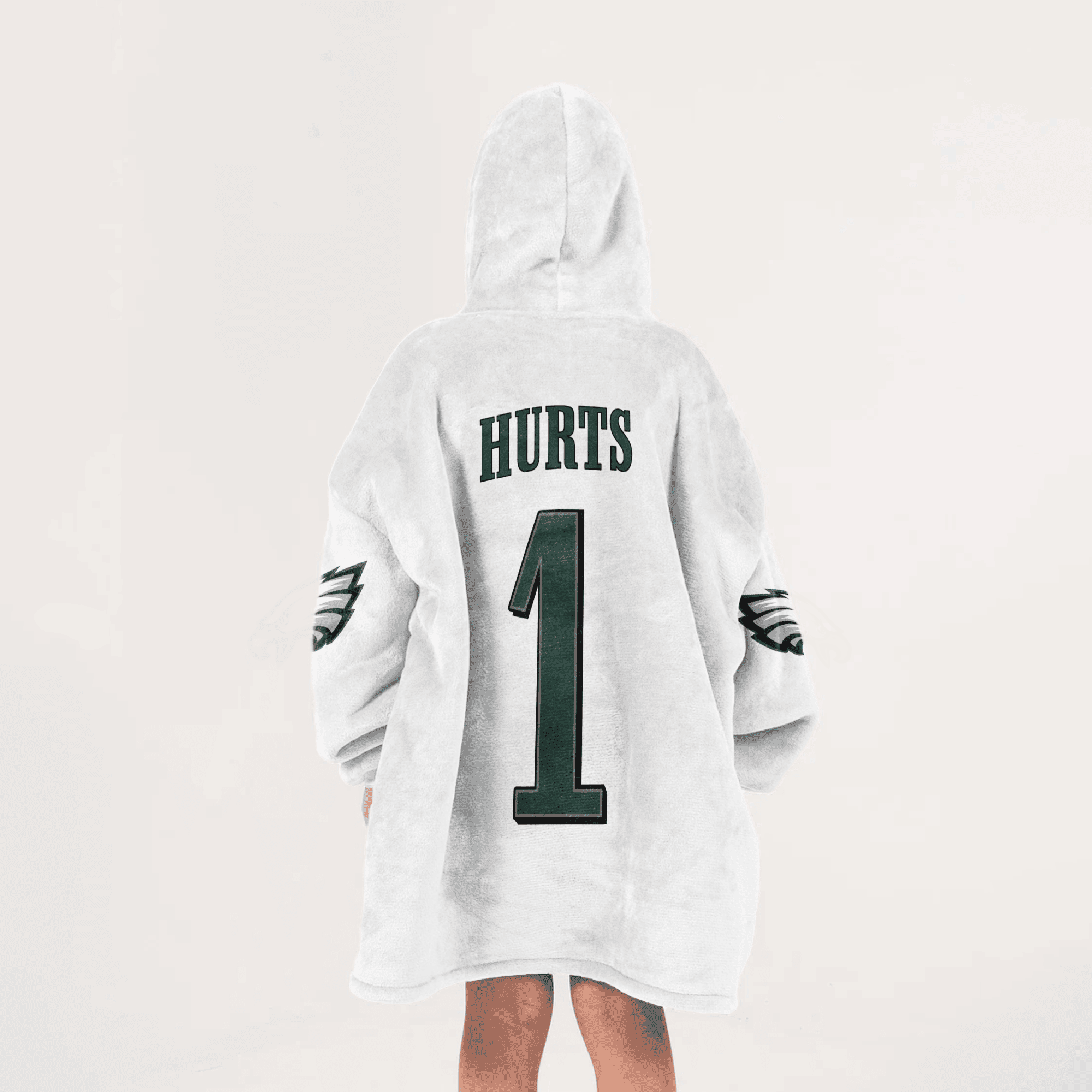 Adult 1 Philadelphia Football Unisex Blanket Hoodie