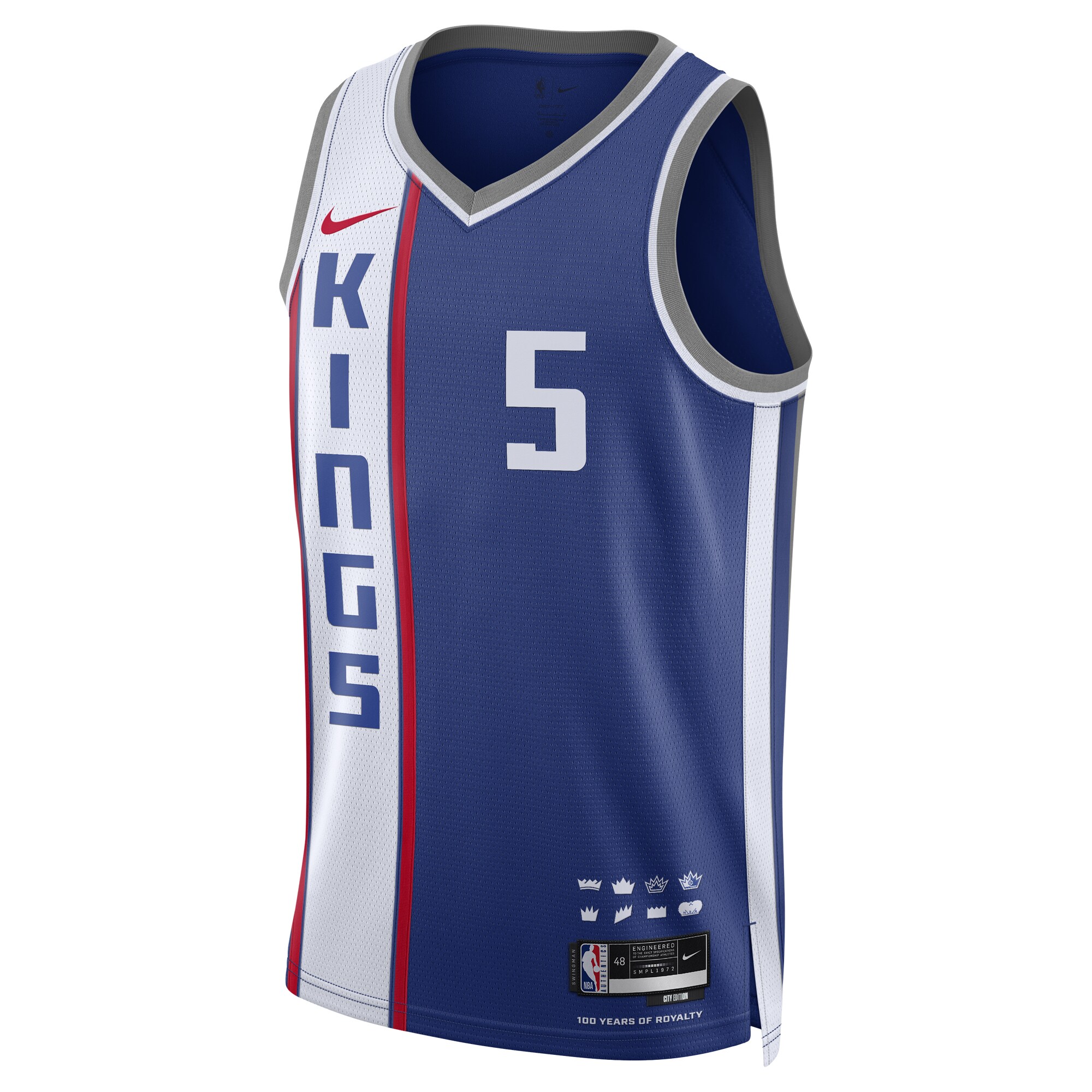 Unisex Sacramento Kings De'Aaron Fox  Blue 2023/24 Swingman Jersey - City Edition