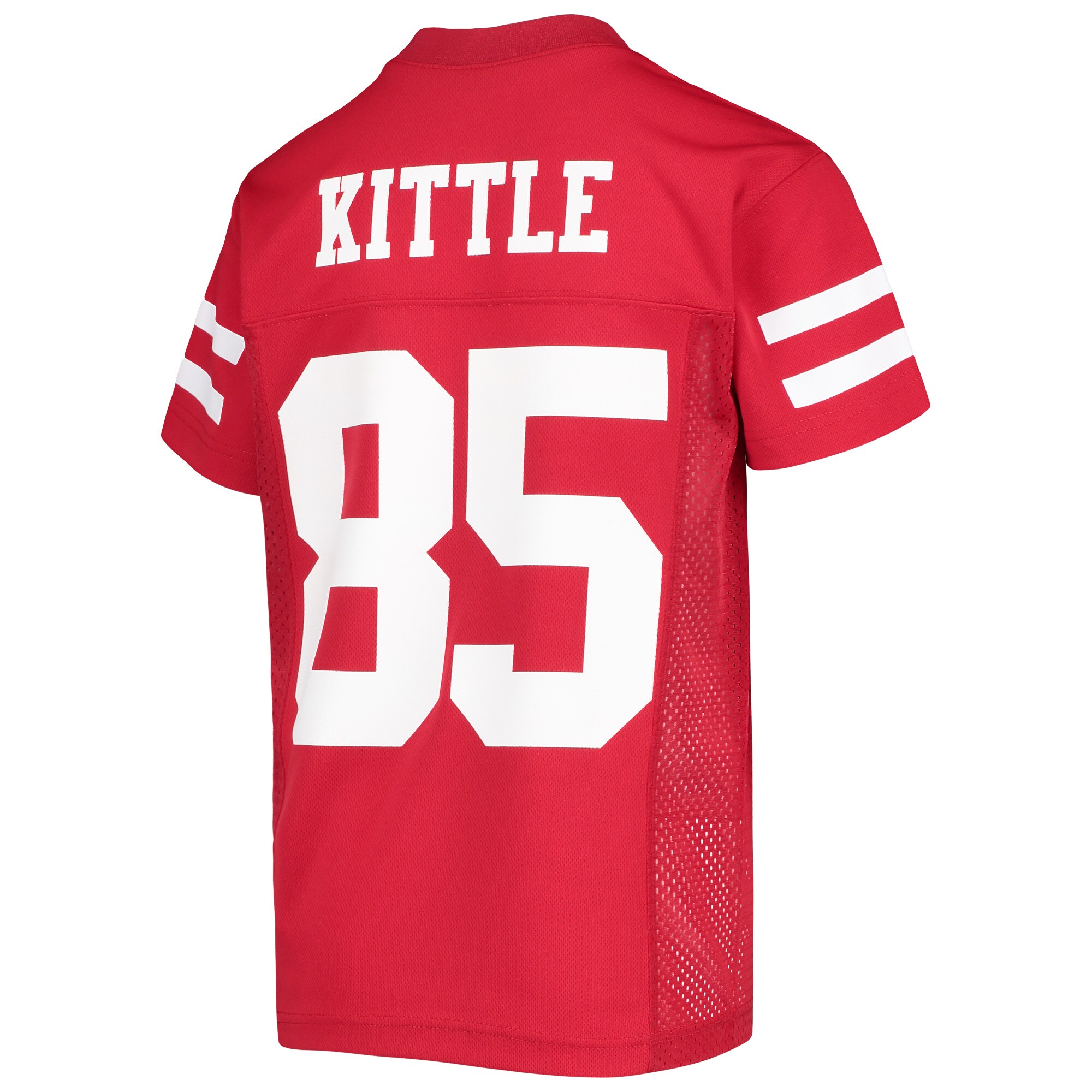 George Kittle San Francisco 49ers Youth Replica Player Jersey - Scarlet
