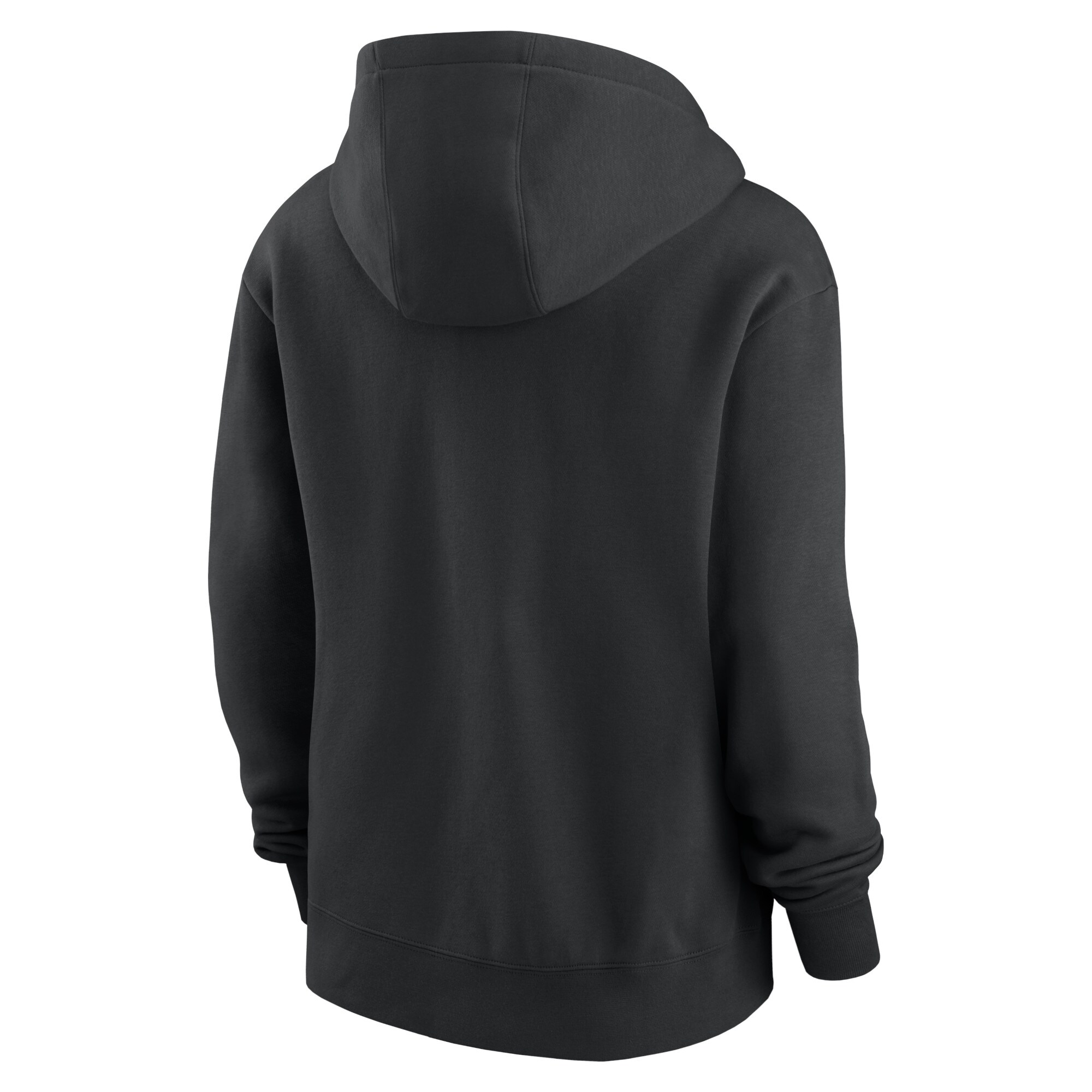 Las Vegas Raiders Women's Team Logo Club Fleece Pullover Hoodie - Black
