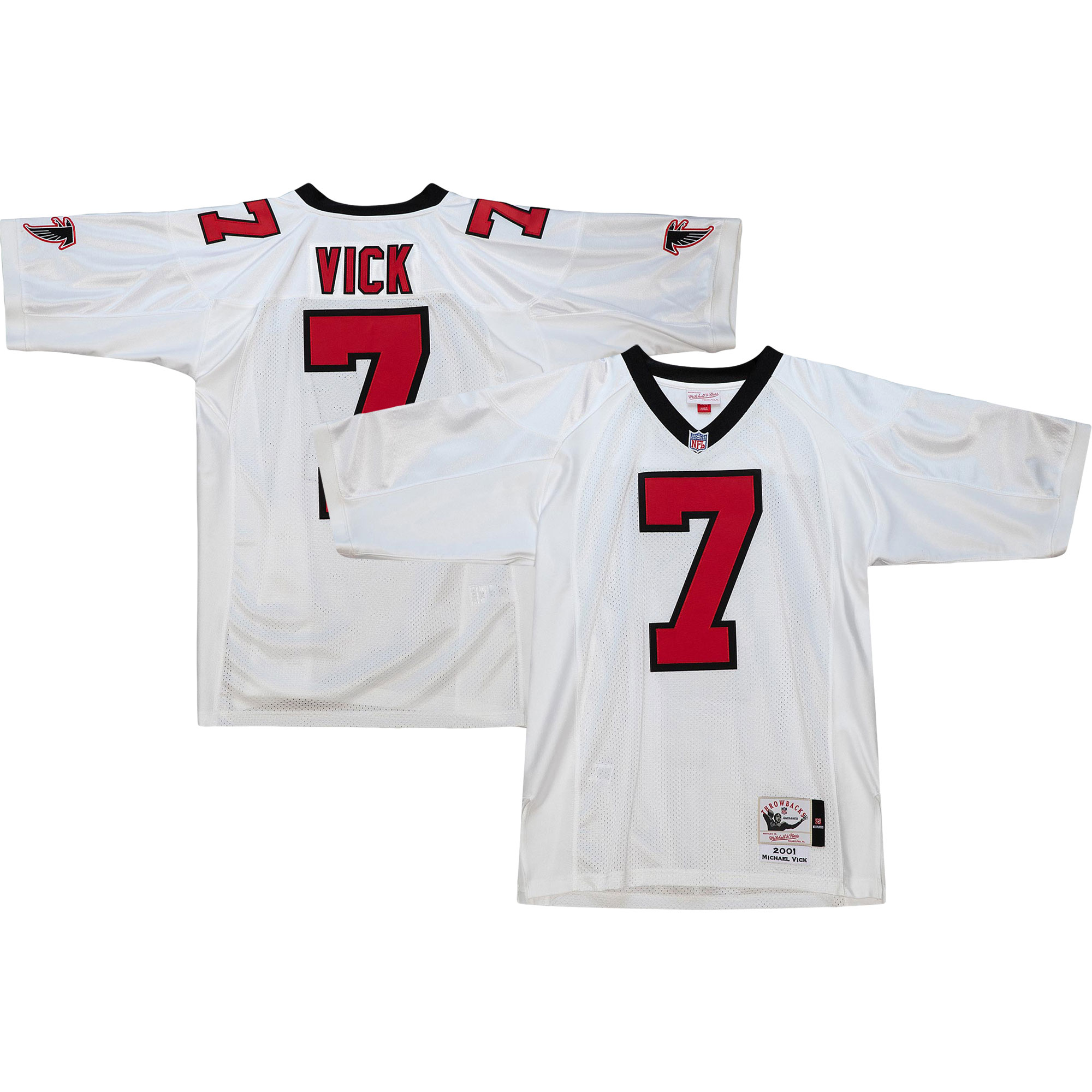 Michael Vick Atlanta Falcons  2001 Authentic Retired Player Jersey - White
